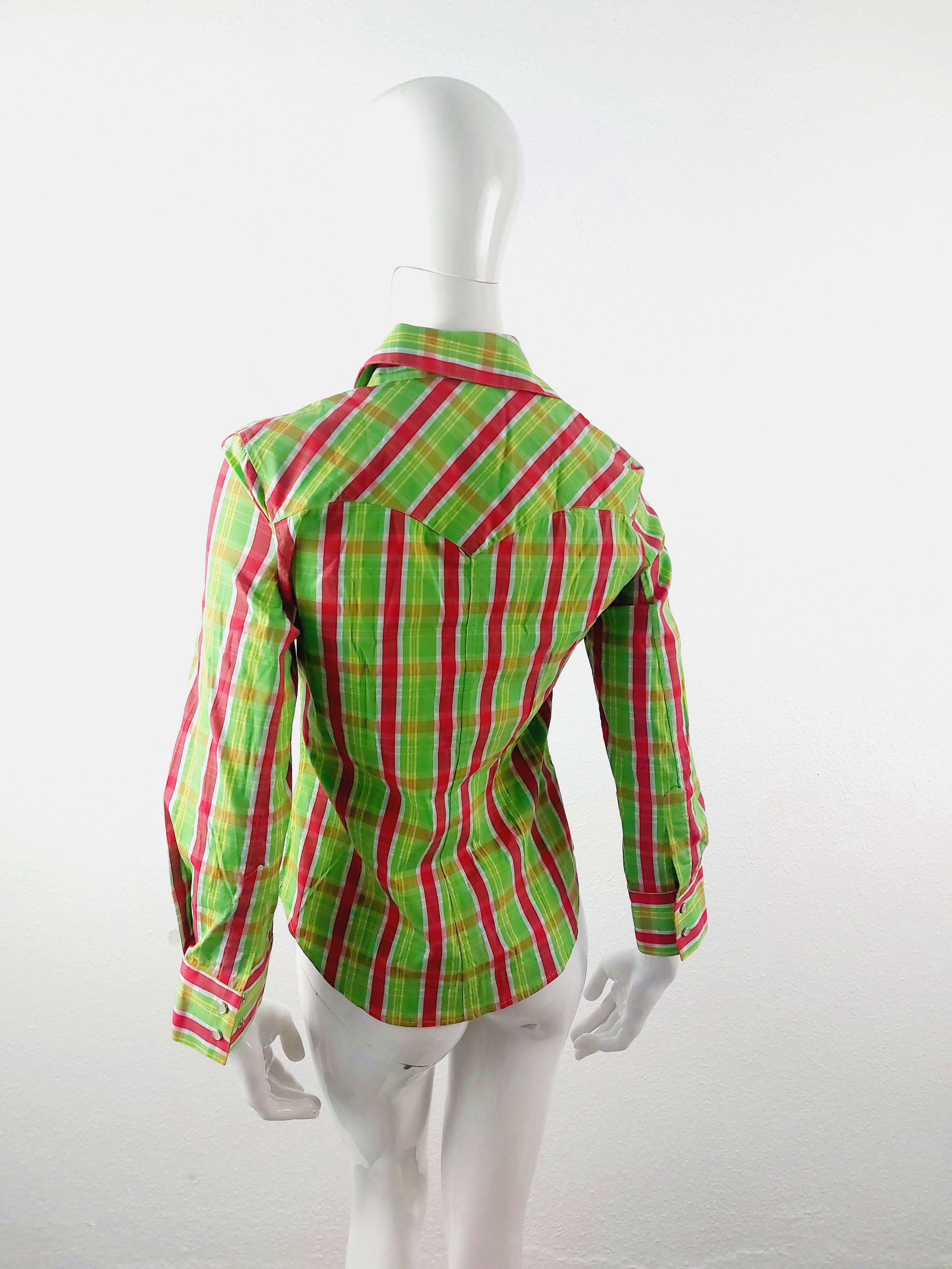 Alexander McQueen Alexander McQueen AW2005 Tartan Blouse Runway Shirt Top Size M / US 6-8 / IT 42-44 - 7 Thumbnail