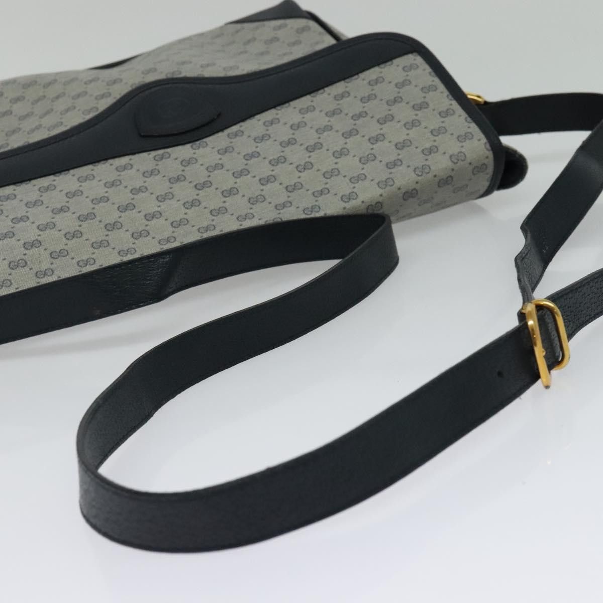 Gucci GUCCI Micro GG Supreme Shoulder Bag Pvc Navy Gold 001 116 Size ONE SIZE - 7 Thumbnail