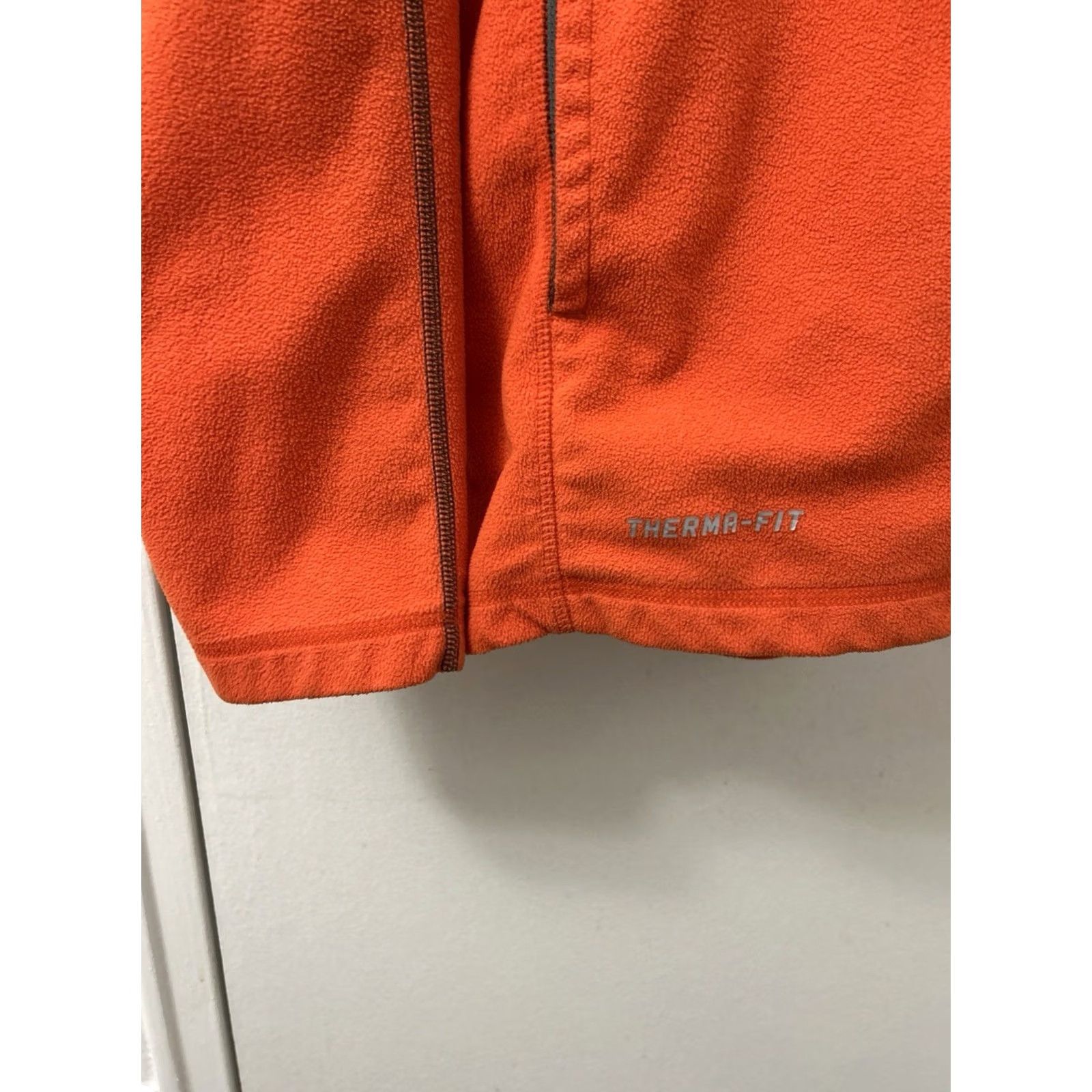 Nike Nike Track Jacket Mens L Orange Therma Fit Zip Fleece Pullover Pockets Size US L / EU 52-54 / 3 - 5 Thumbnail