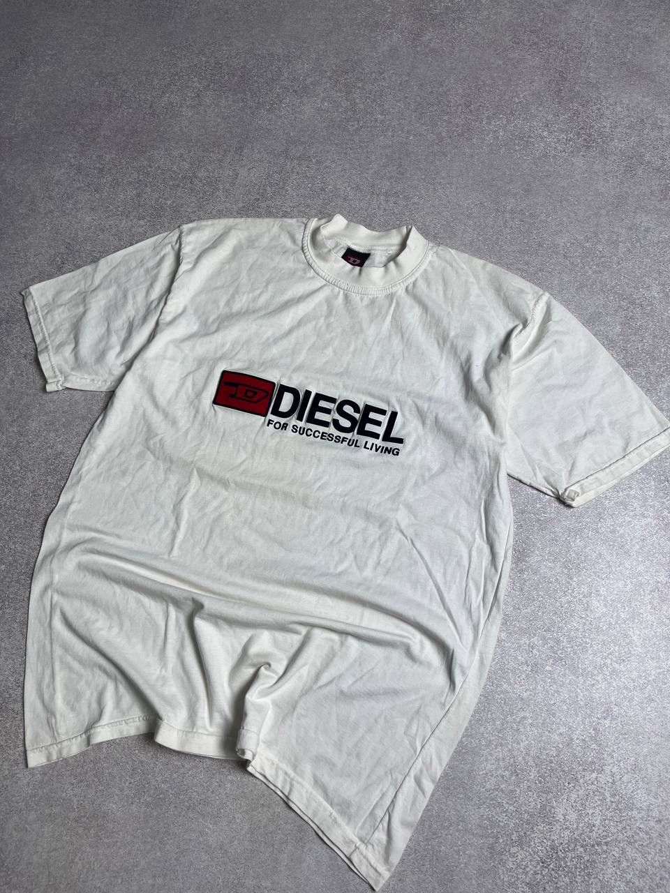 Diesel × Vintage Vintage Diesel Big Logo Boxy T-shirt Y2K L Size US L / EU 52-54 / 3 - 3 Thumbnail