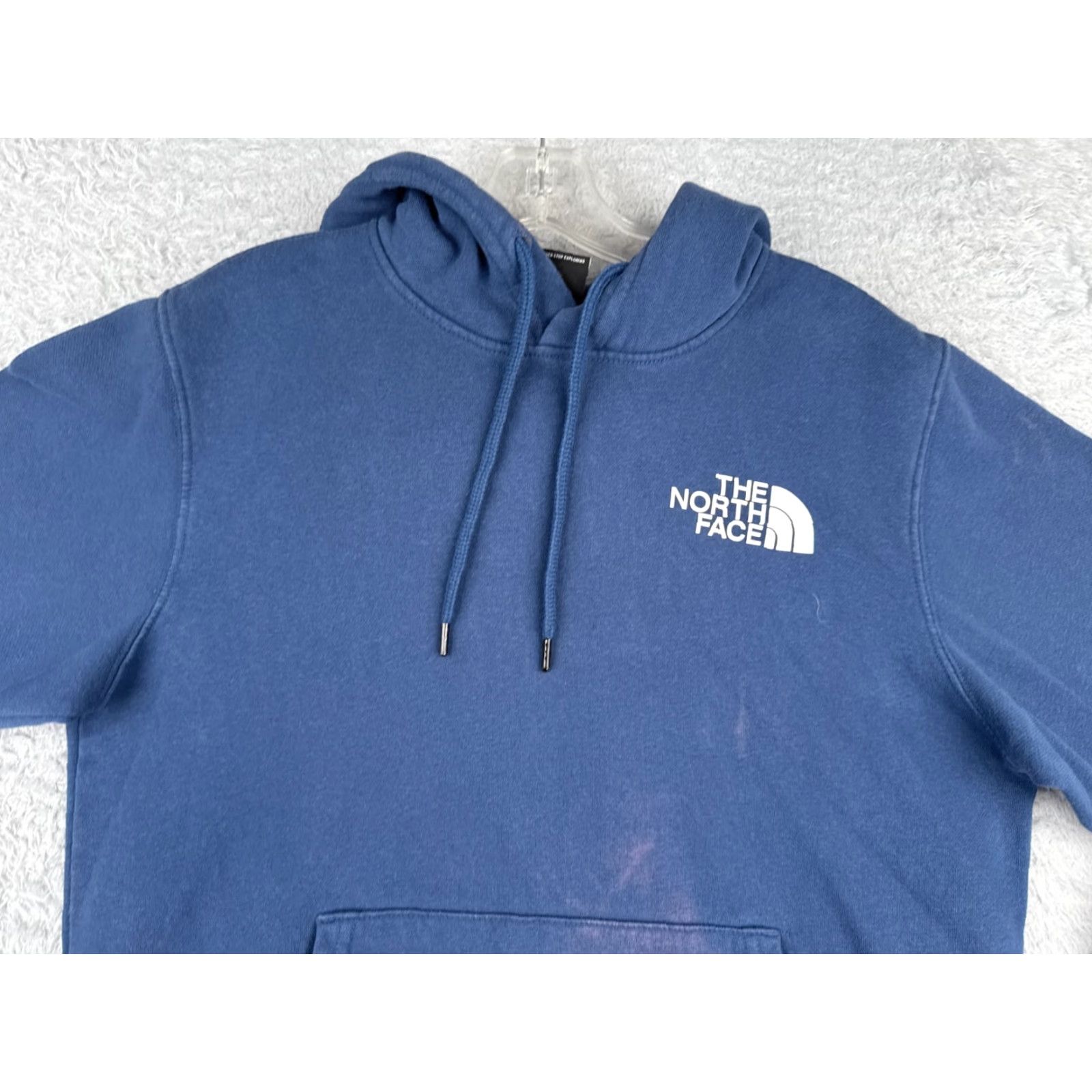The North Face The North Face Mens Hoodie Pullover Blue Cotton Blend Zip Pocket Crew Neck S Small Regular Fit Logo Clothing Style: Pullover, Jacket, Sweatshirt? Size US S / EU 44-46 / 1 - 4 Thumbnail