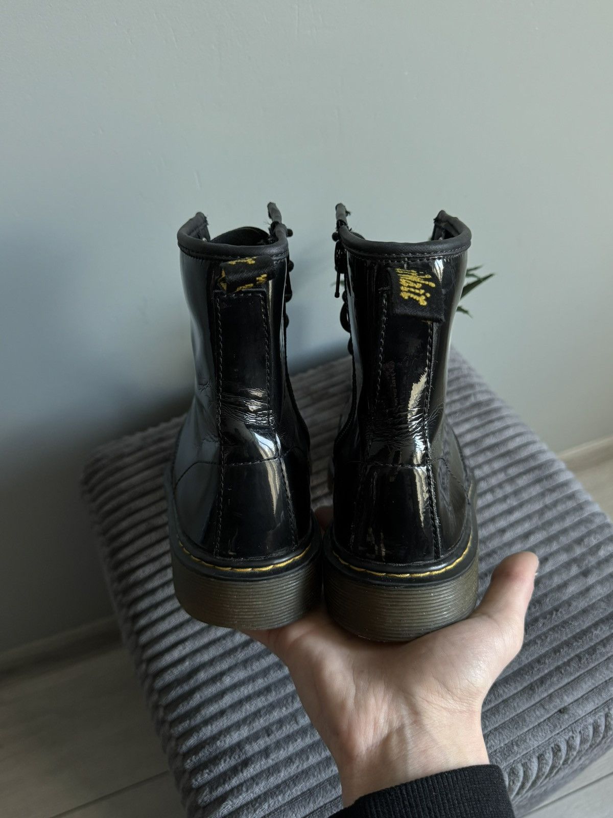 Dr. Martens Dr.Martens 1460 Patent Leather Lamper Boots Size US 8 / IT 38 - 8 Thumbnail