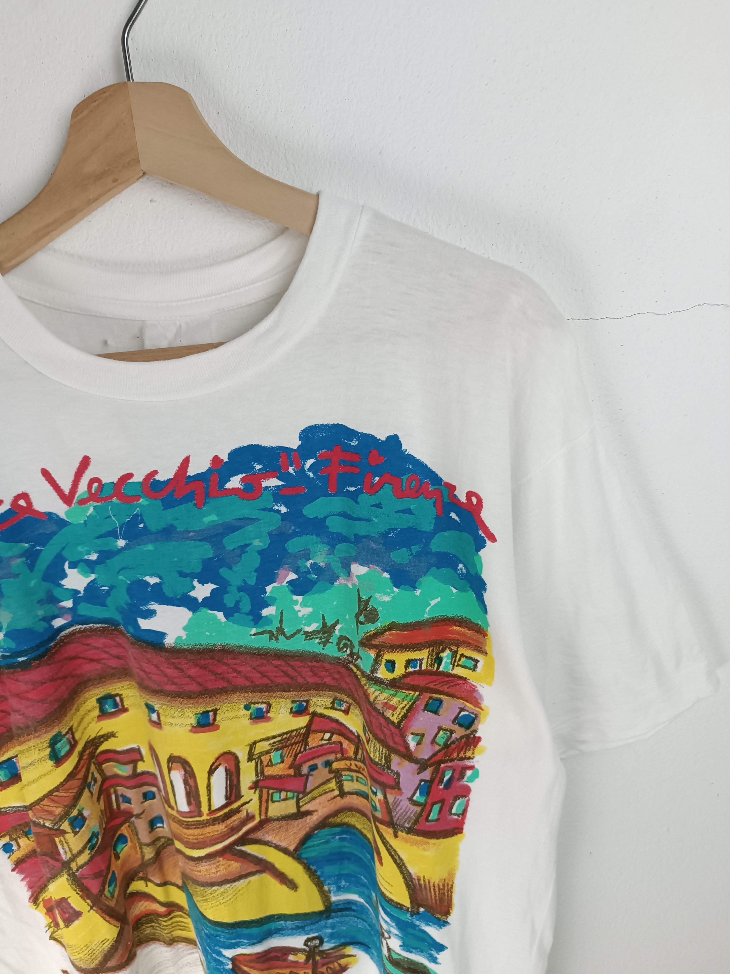 Vintage VERY RARE🔥VINTAGE 90'S PONTE VECCHIO FIORENCE ITALY TEE Size US XL / EU 56 / 4 - 7 Thumbnail