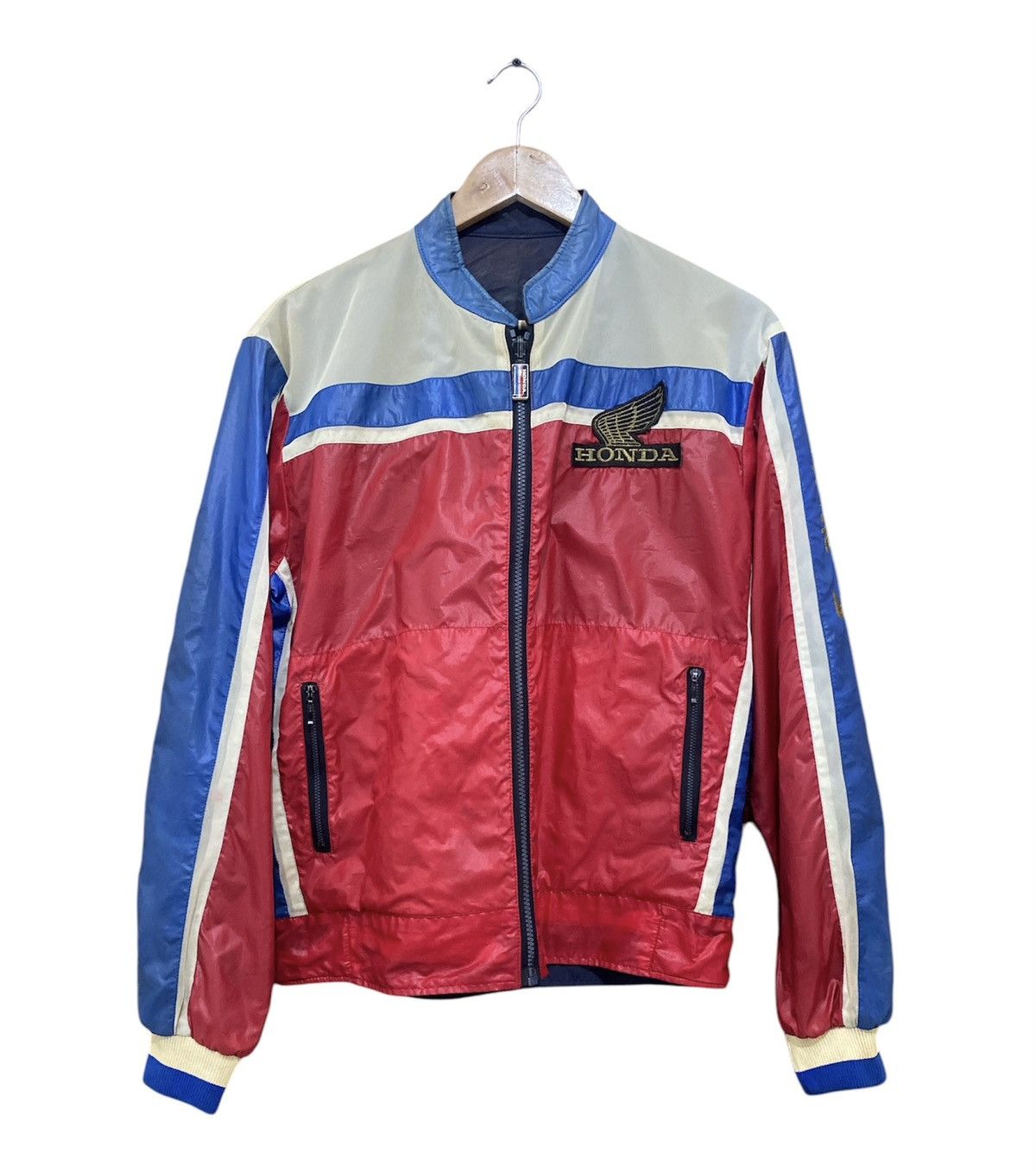 Honda × Sports Specialties × Vintage Vintage 90s Honda Racing Team Motorcross Reversible Jacket Size US M / EU 48-50 / 2 - 1 Thumbnail