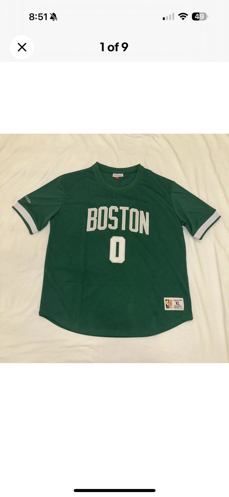 Mitchell & Ness Mitchell Ness Jayson Tatum Boston Celtics NBA Jersey Men XL Size US XL / EU 56 / 4 - 1 Thumbnail