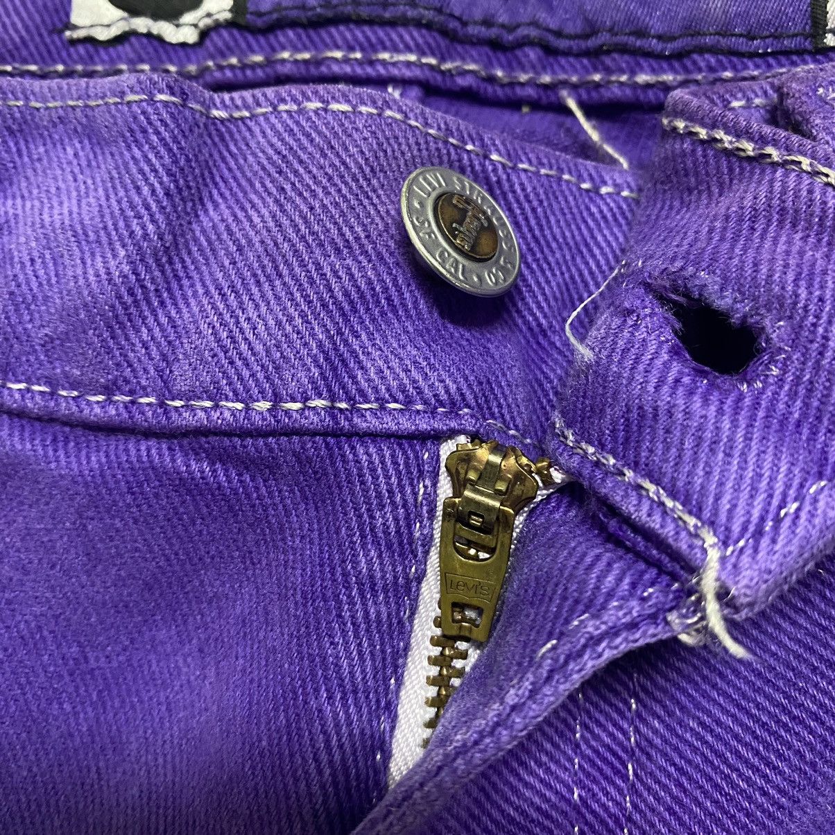 Levi's Vintage 90s Levis Silvertab Baggy Jeans Purple Size US 32 / EU 48 - 16 Thumbnail