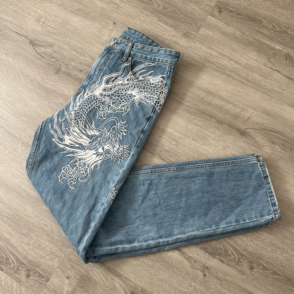 The GV Gallery GV Gallery Raspberry Hills Dragon Denim Jeans Size US 32 / EU 48 - 12 Thumbnail