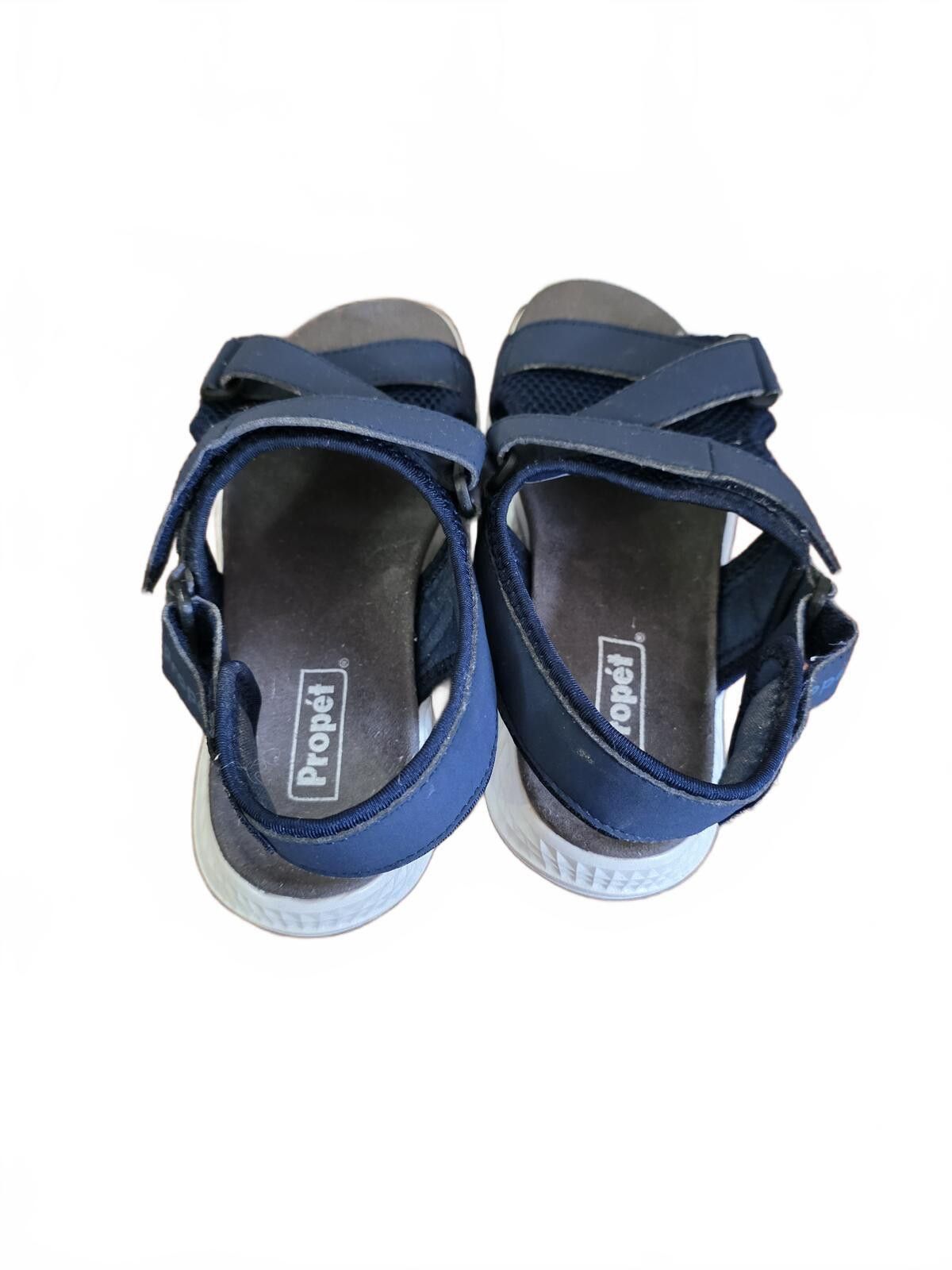 Proleta Re Art Propét Navy Blue Mesh and Leather Sport Sandals W7 Size US 7 / IT 37 - 12 Thumbnail
