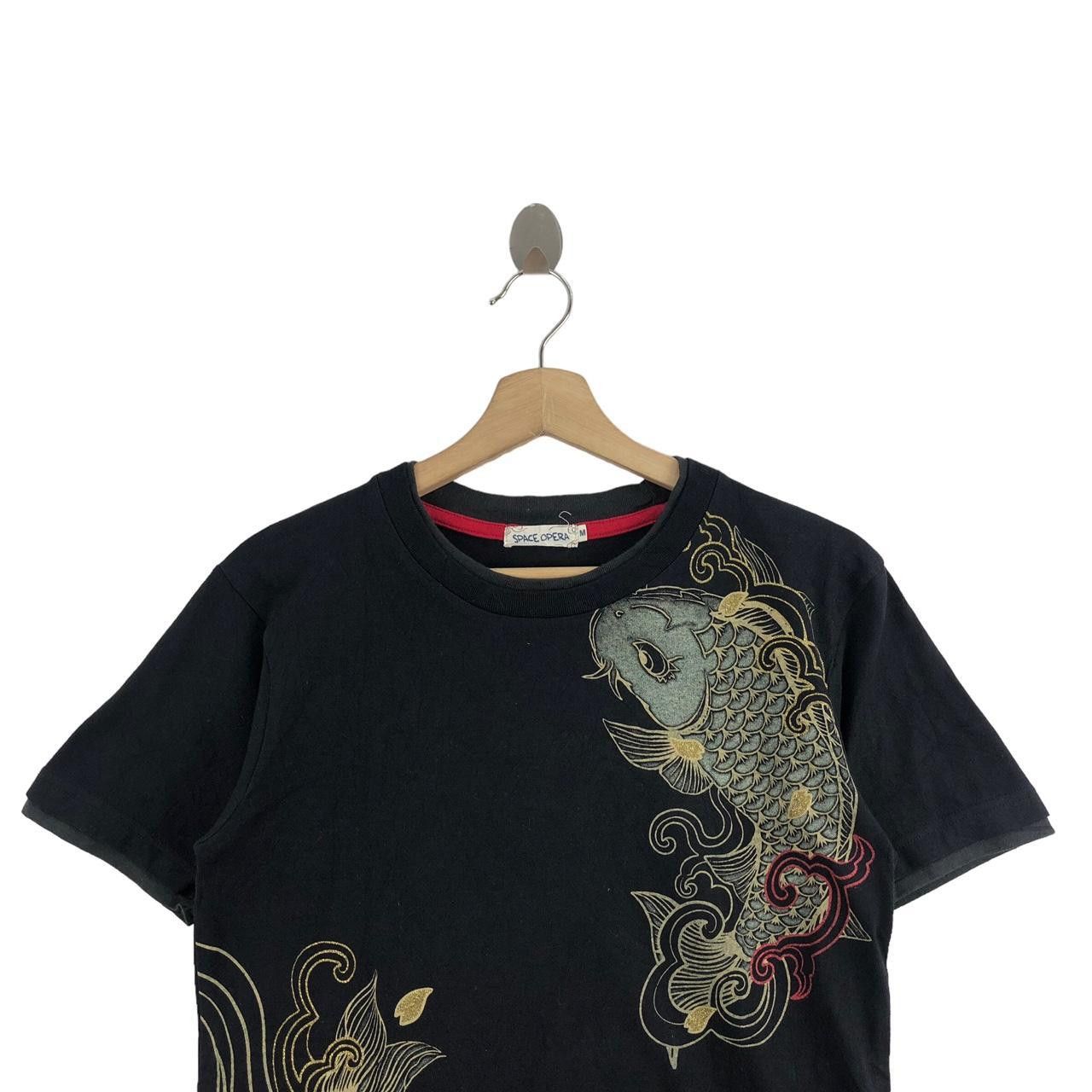 Other SPACE OPERA JAPAN Koi Fish Goddess Sukajan Tee Shirt Samurai Size M / US 6-8 / IT 42-44 - 3 Thumbnail