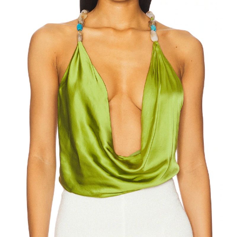 Lovers and Friends Lovers and Friends Diamanto Top in Pear Green, Size XS Size XS / US 0-2 / IT 36-38 - 1 Thumbnail