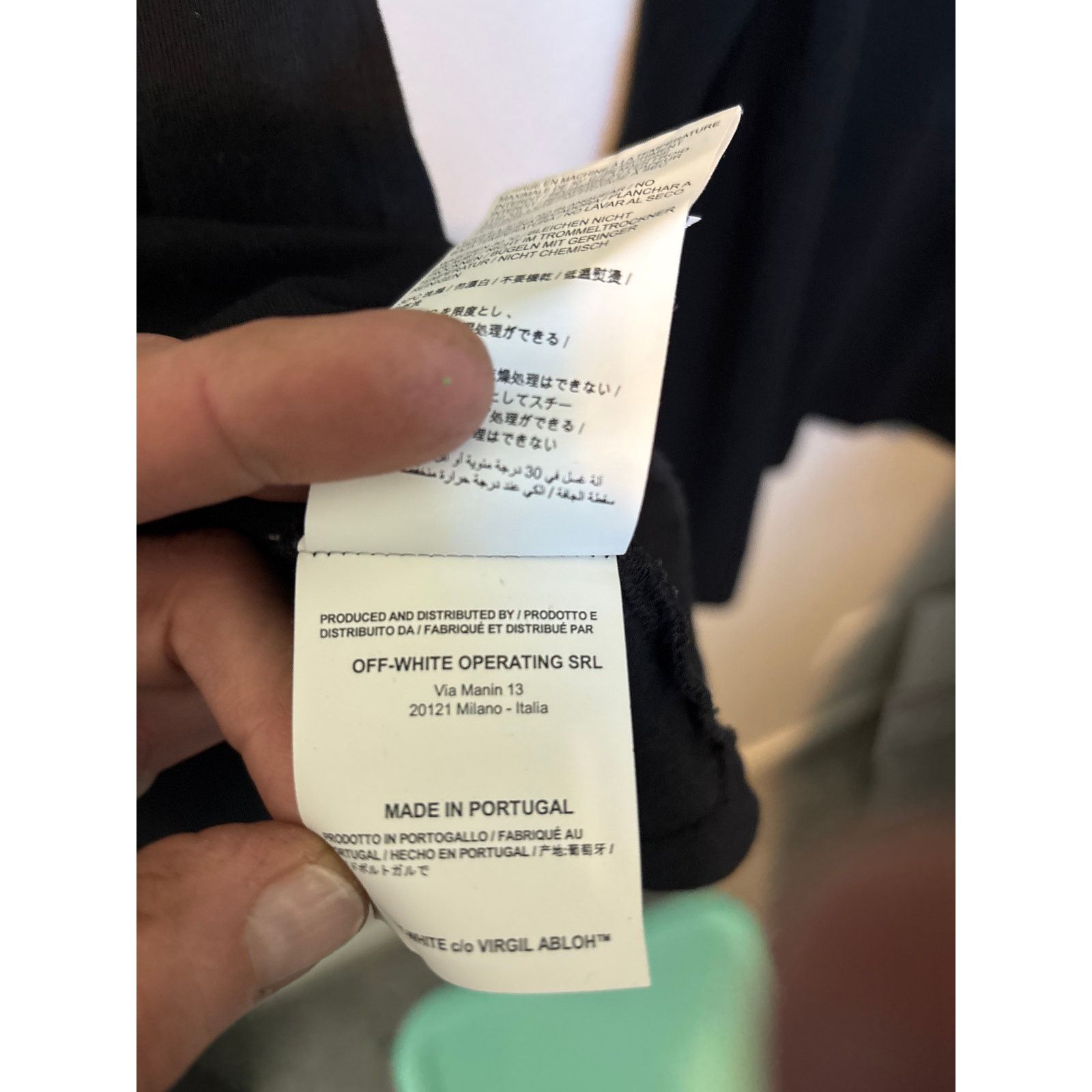 Off-White Off-White Impressionism black tee, Small Size US S / EU 44-46 / 1 - 5 Thumbnail