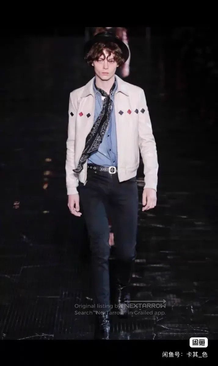 Saint Laurent Paris Saint Laurent Paris Distressed Patchwork Leather Men's Jac Size US L / EU 52-54 / 3 - 2 Thumbnail