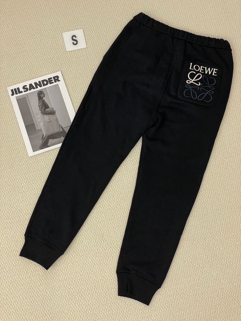Loewe Loewe Black Paneled Embroidered Sweatpants - dmc Size US 30 / EU 46 - 1 Thumbnail