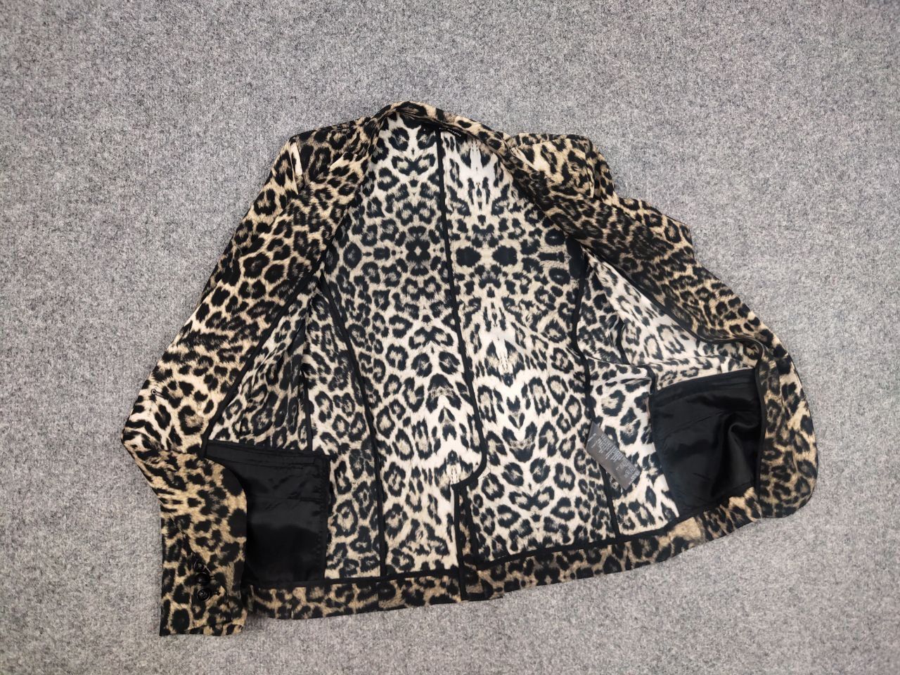The Kooples The Kooples design Leopard print straight-cut Blazer Jacket Size S / US 4 / IT 40 - 12 Thumbnail