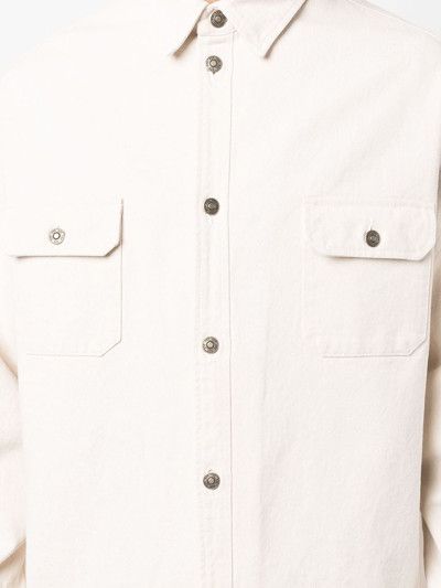 424 o1mle0424 Denim Shirt in White Size US M / EU 48-50 / 2 - 4 Thumbnail