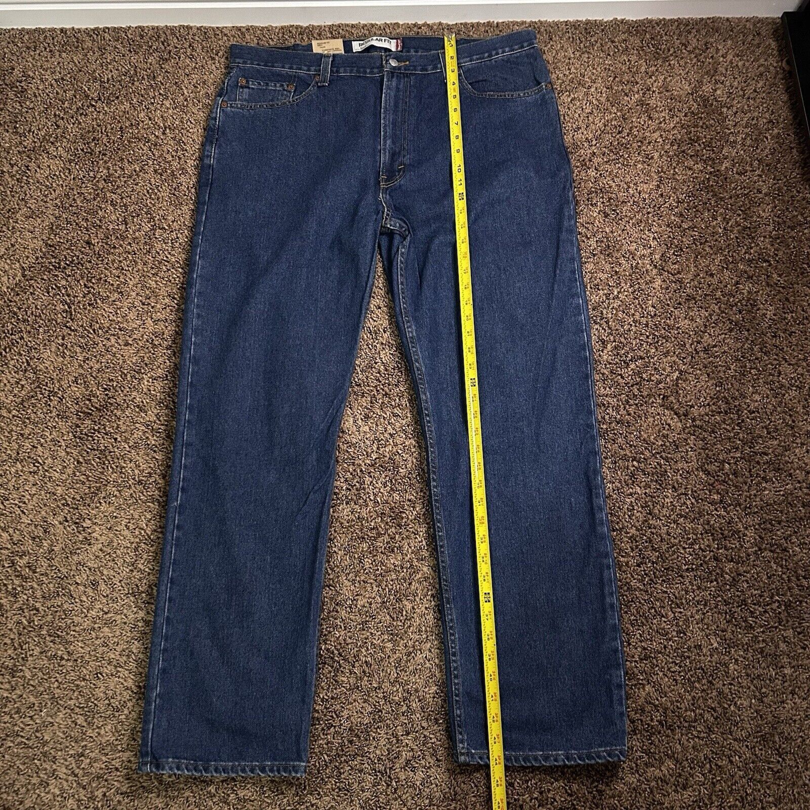 Levi's 2008 Y2K Levi's 505 Regular Fit Straight Leg Men's Jeans Size US 40 / EU 56 - 10 Thumbnail