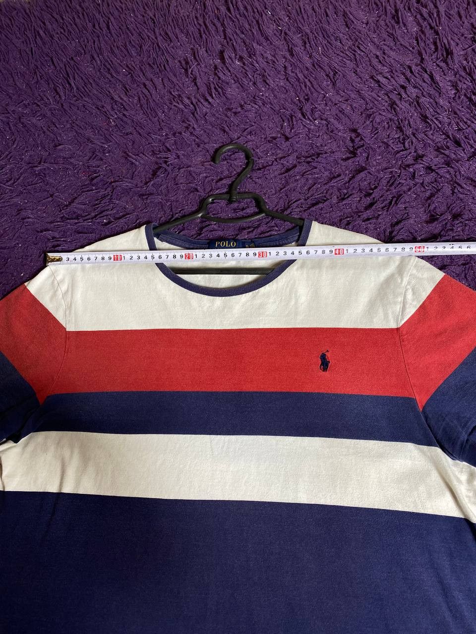 Polo Ralph Lauren × Vintage Vintage Polo Ralph Lauren basic Logo striped T-Shirt Size US XL / EU 56 / 4 - 5 Thumbnail