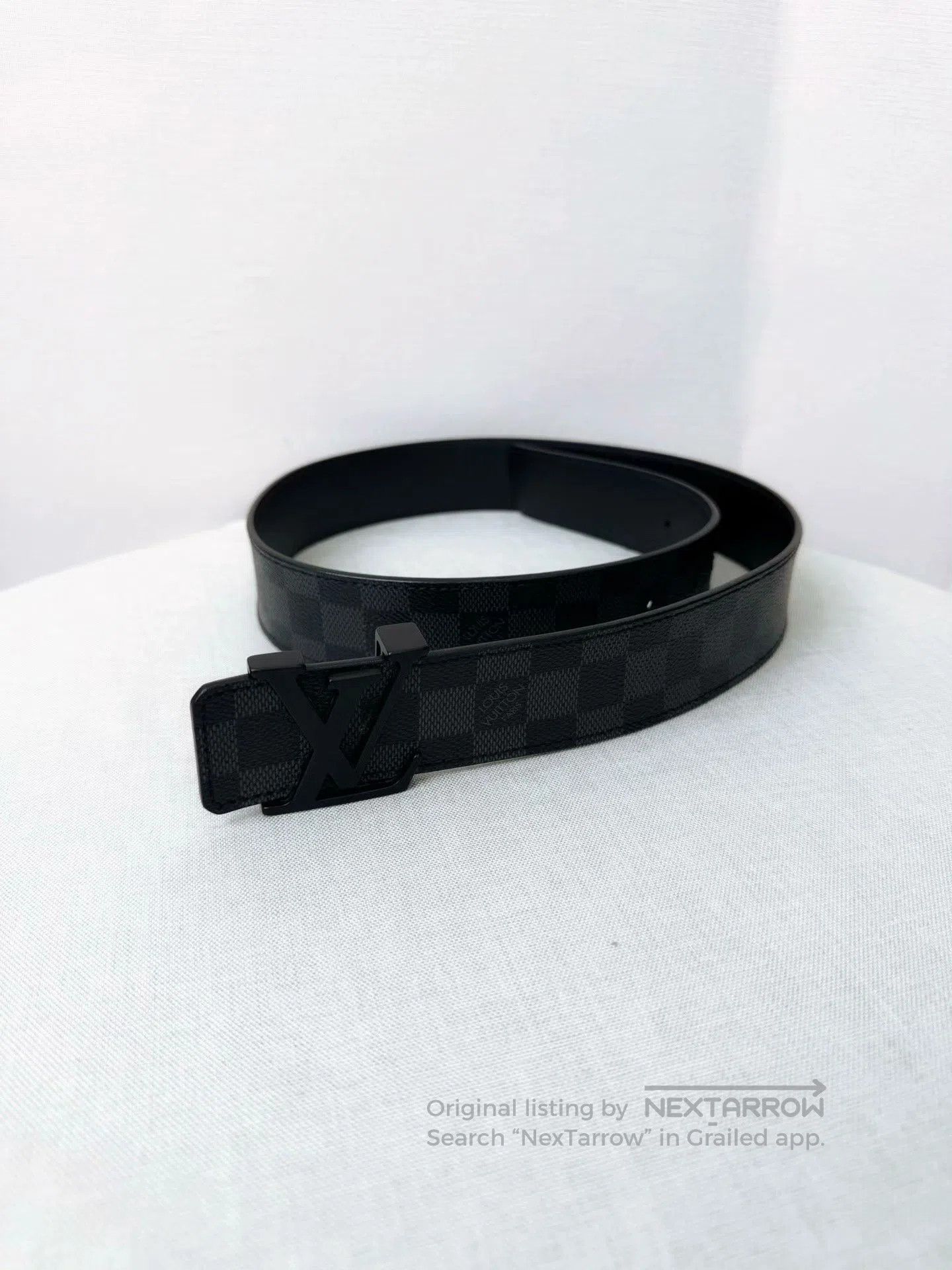 Louis Vuitton Louis Vuitton Classic Damier Black Belt. Size ONE SIZE - 1 Thumbnail