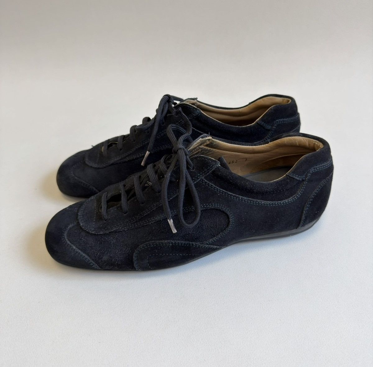 Prada OG Black Suede ‘Montecarlo’ Sneakers Size US 8 / EU 41 - 6 Thumbnail