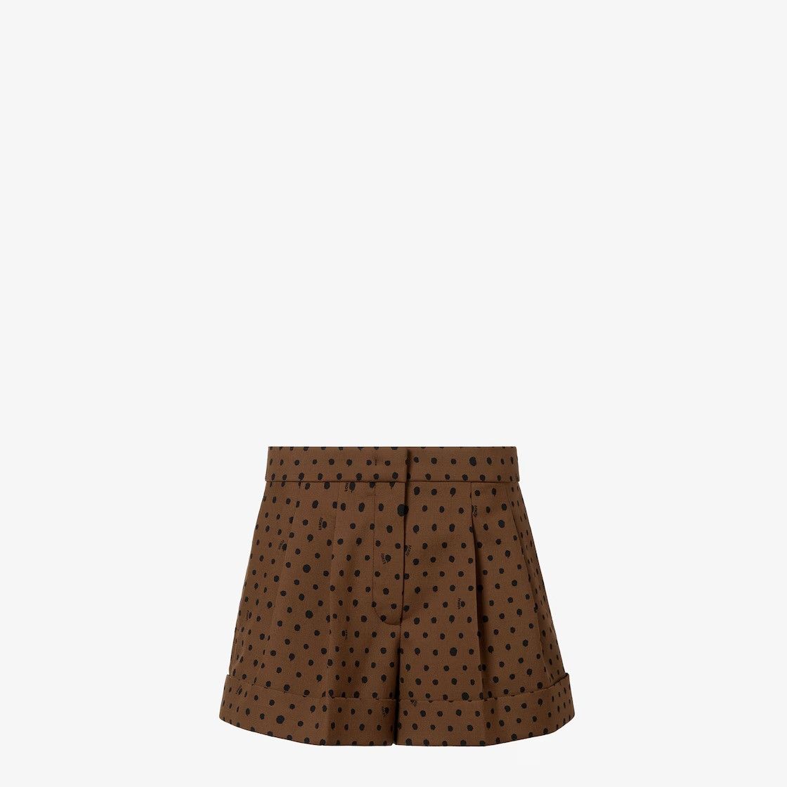 Fendi os11x0526 Polka Dots Short in Brown Size 28" / US 6 / IT 42 - 1 Thumbnail