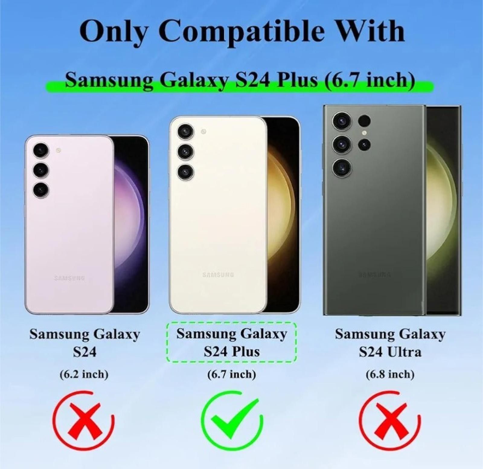 The Unbranded Brand Samsung Galaxy S24 Plus Magnetic Case Size ONE SIZE - 7 Thumbnail