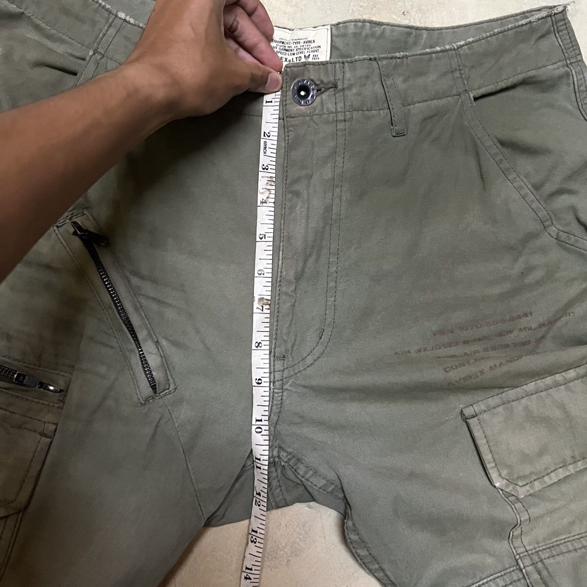 Avirex Avirex Multipockets Cargo Pants Size US 35 - 15 Thumbnail