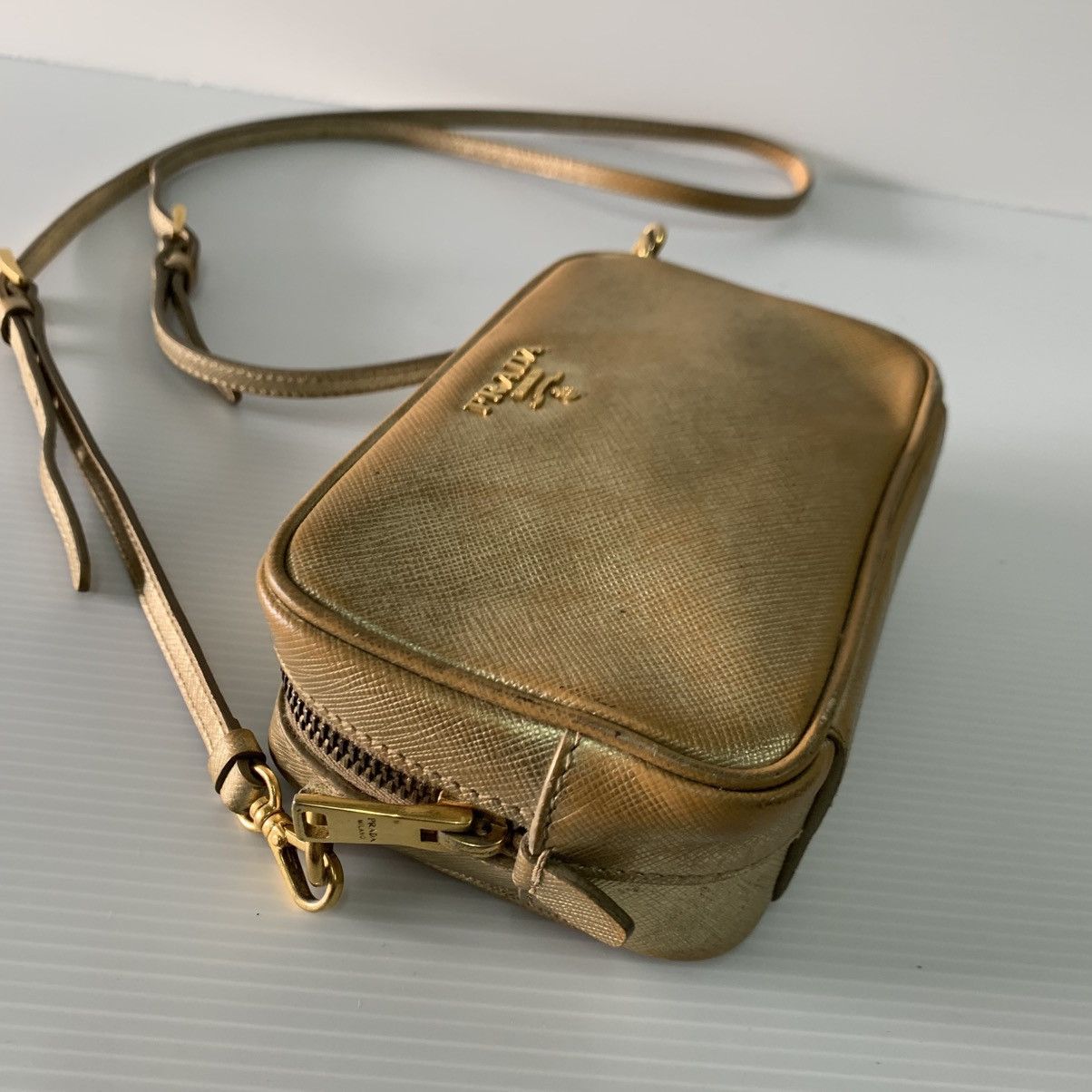 Prada Prada Mini Leather Slingbag Size ONE SIZE - 11 Thumbnail
