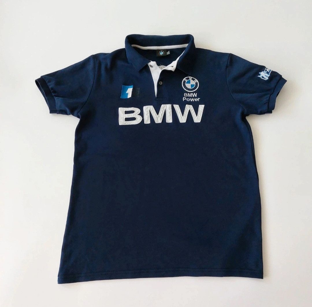 BMW Vintage BMW Micheling Racing Polo Shirt Size US L / EU 52-54 / 3 - 1 Thumbnail