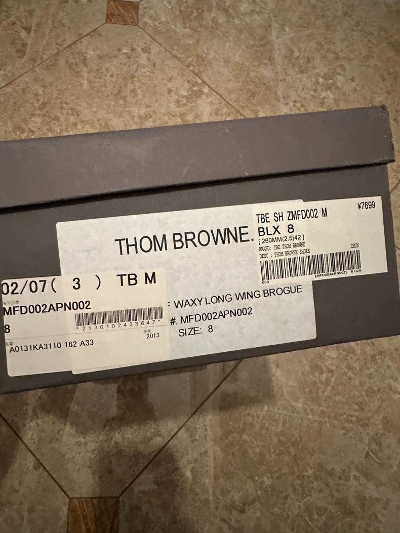 Thom Browne Thom Browne Classic brocade leather shoes Size US 8 / EU 41 - 6 Thumbnail