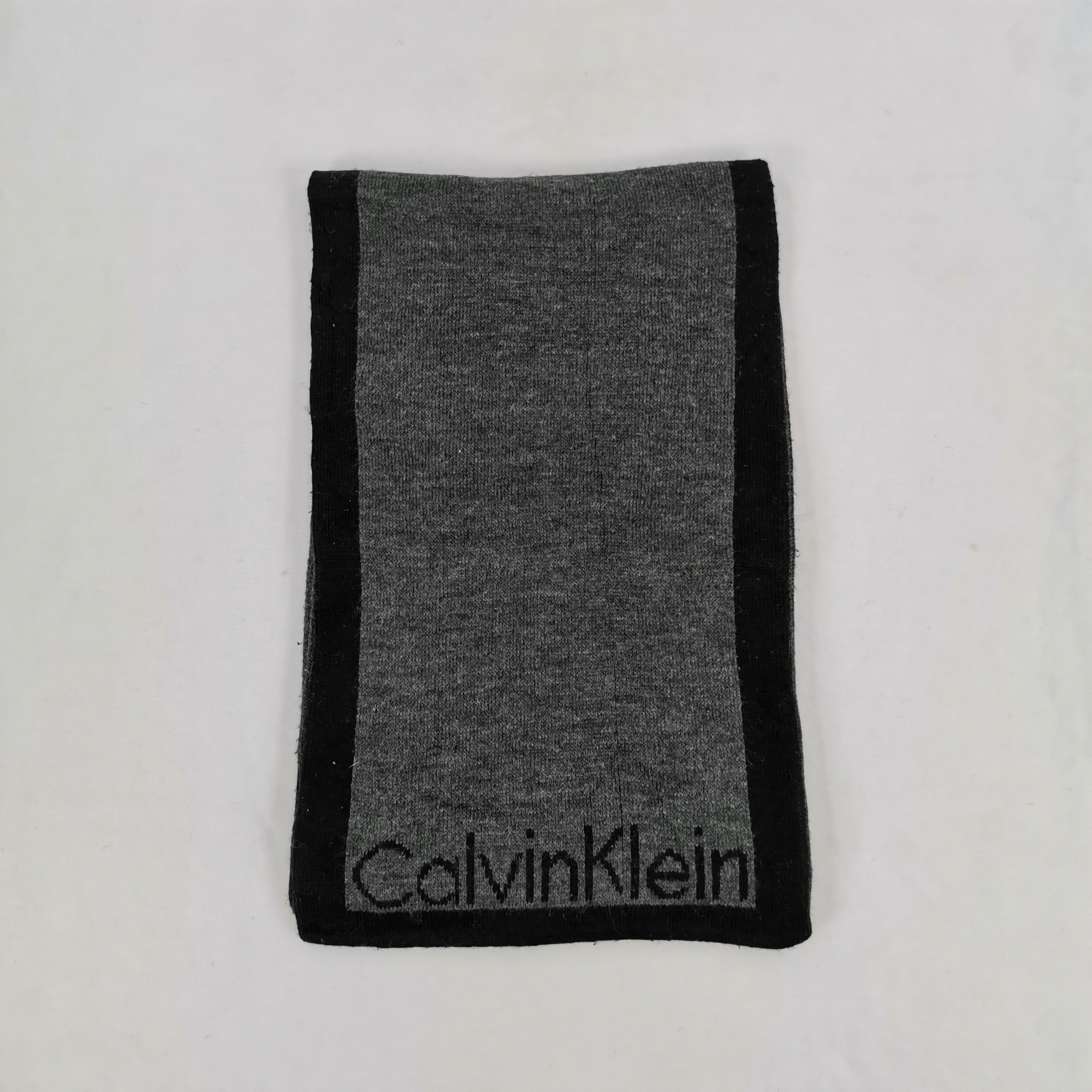 Calvin Klein Vintage Calvin Klein Scarf Knitted Muffler Scarves Size ONE SIZE - 2 Thumbnail