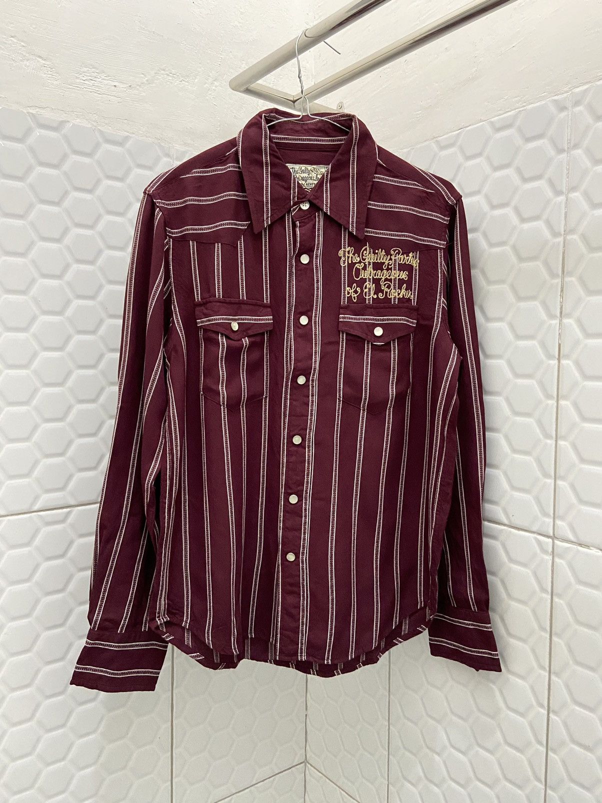 Wacko Maria 💰SENDOFFER💰Wacko Maria The Guilty Parties Rock n Roll Shirt Size US S / EU 44-46 / 1 - 1 Thumbnail