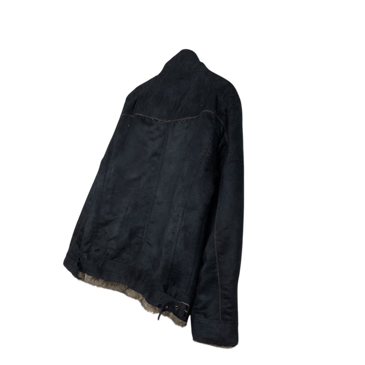 Japanese Brand 📌Vintage Biker Jacket Splendid Satisfaction Fur Bottom Size US L / EU 52-54 / 3 - 11 Thumbnail