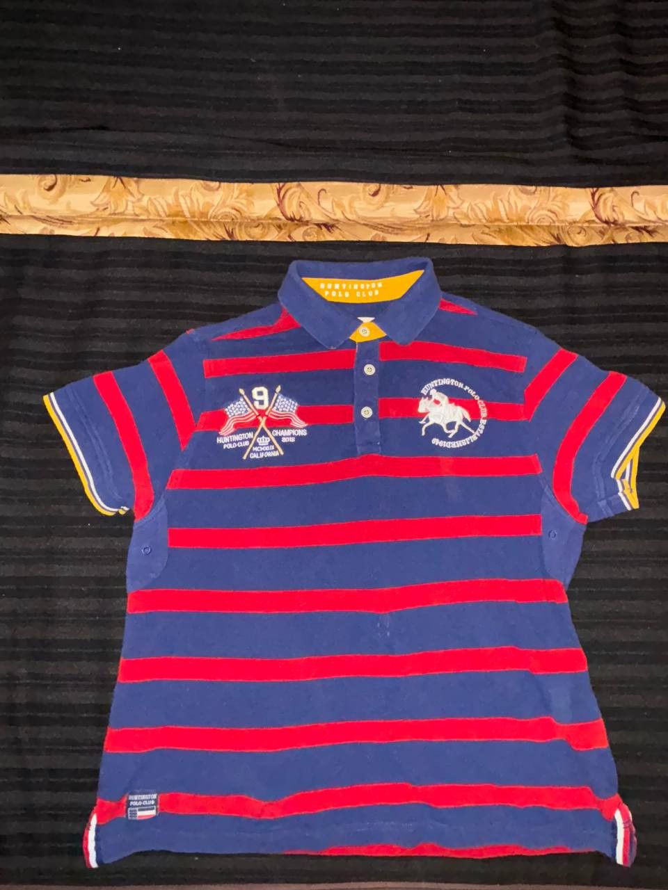 Huntington Huntington Polo Club Champions 2012 California N9 Polo Shirt Size US L / EU 52-54 / 3 - 14 Thumbnail