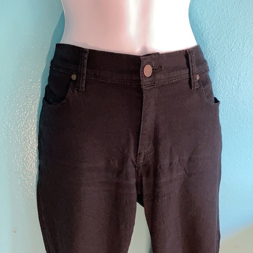 Free People Free People Black Denim Jeans Size 31 Size 31" - 10 Thumbnail