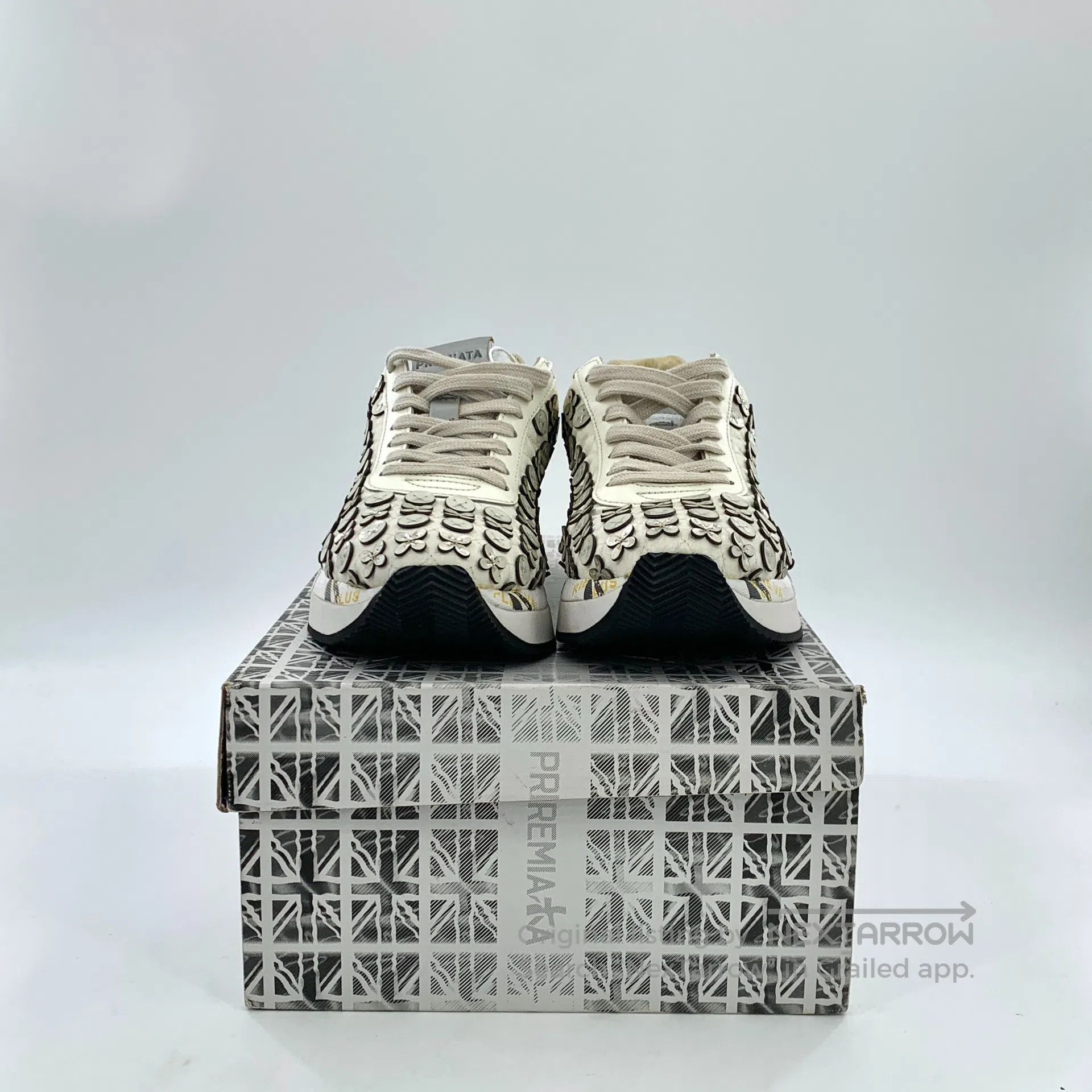 Premiata Premiata Contrast Color Studs Decorated Letter Printed Lac Size US 6.5 / IT 36.5 - 8 Thumbnail