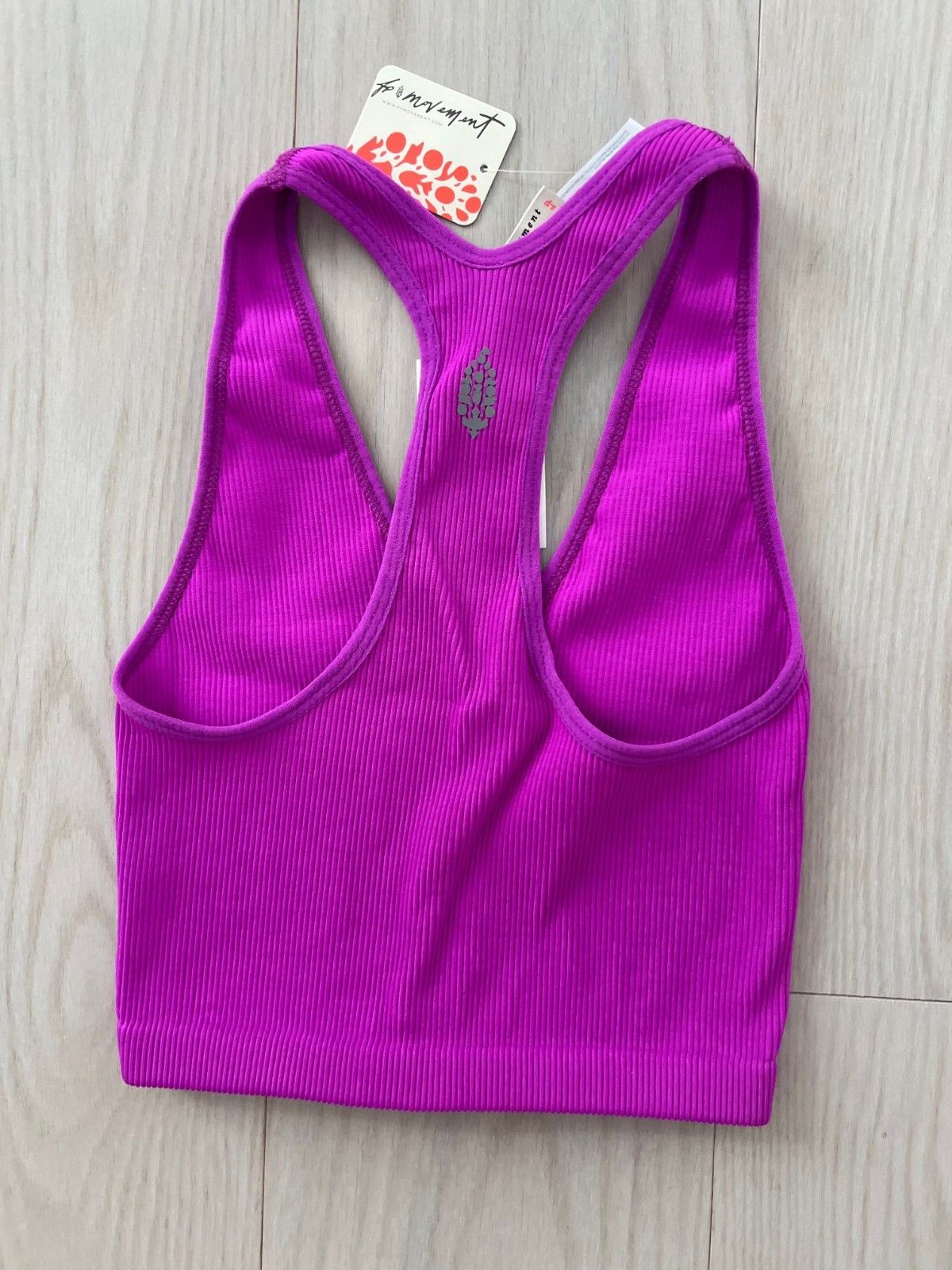 Free People Free People Throw Rib Crop Tank Neon Magenta Mulberry ( S ) Size S / US 4 / IT 40 - 5 Thumbnail