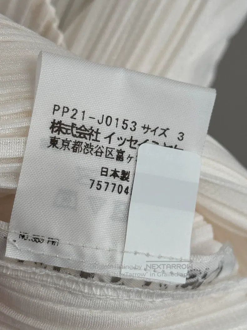 Issey Miyake Issey Miyake White Pleated Cardigan Size S / US 4 / IT 40 - 4 Thumbnail