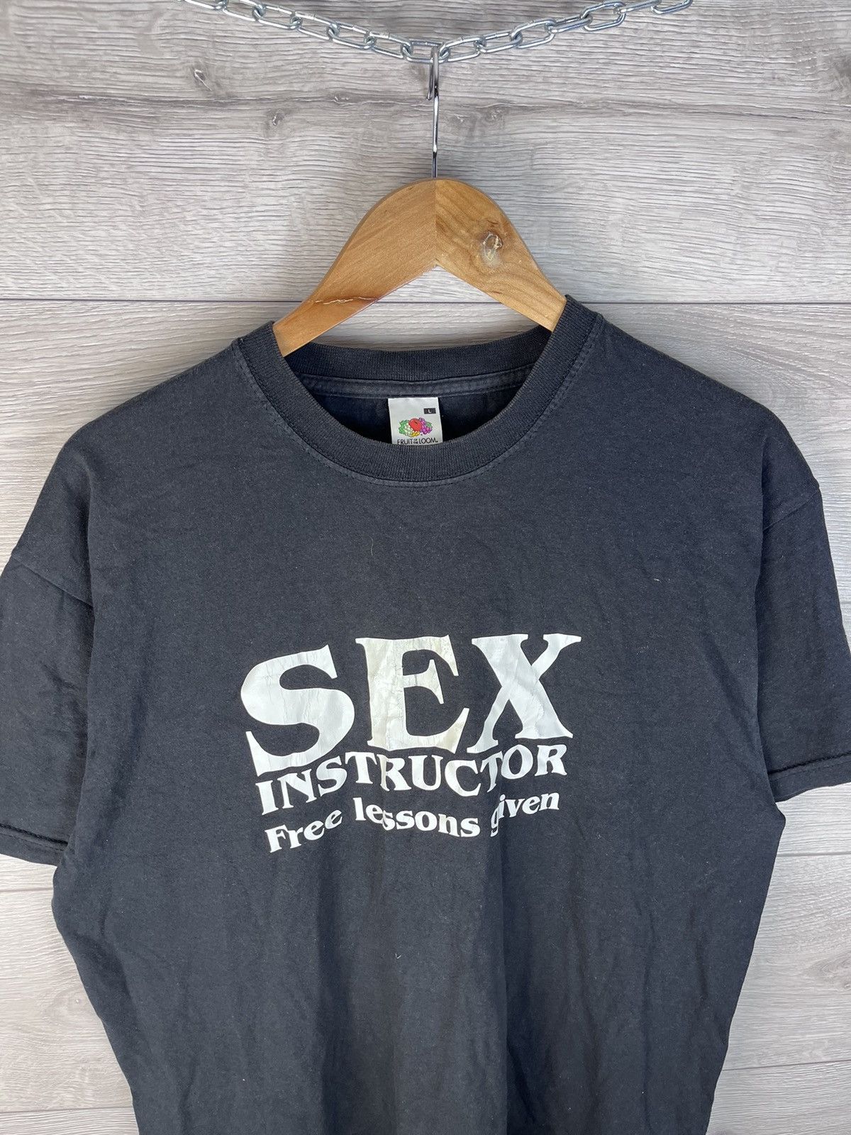 Sex Skateboards Vintage T-shirt Sex Instructor +18 merch Humor Size US L / EU 52-54 / 3 - 8 Thumbnail
