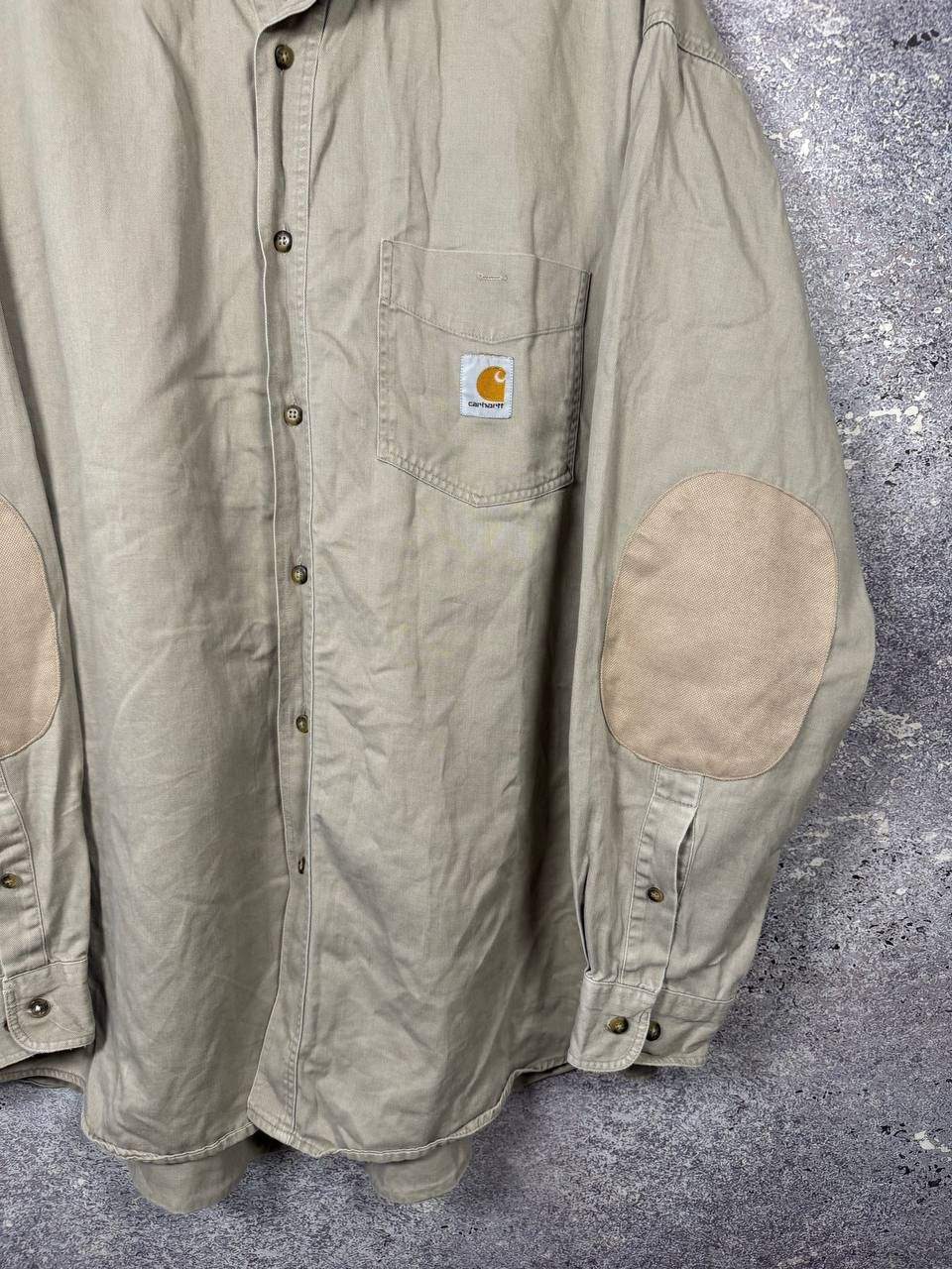 Carhartt RARE Vintage Carhartt Khaki Shirt Men's XL Size Size US XL / EU 56 / 4 - 3 Thumbnail