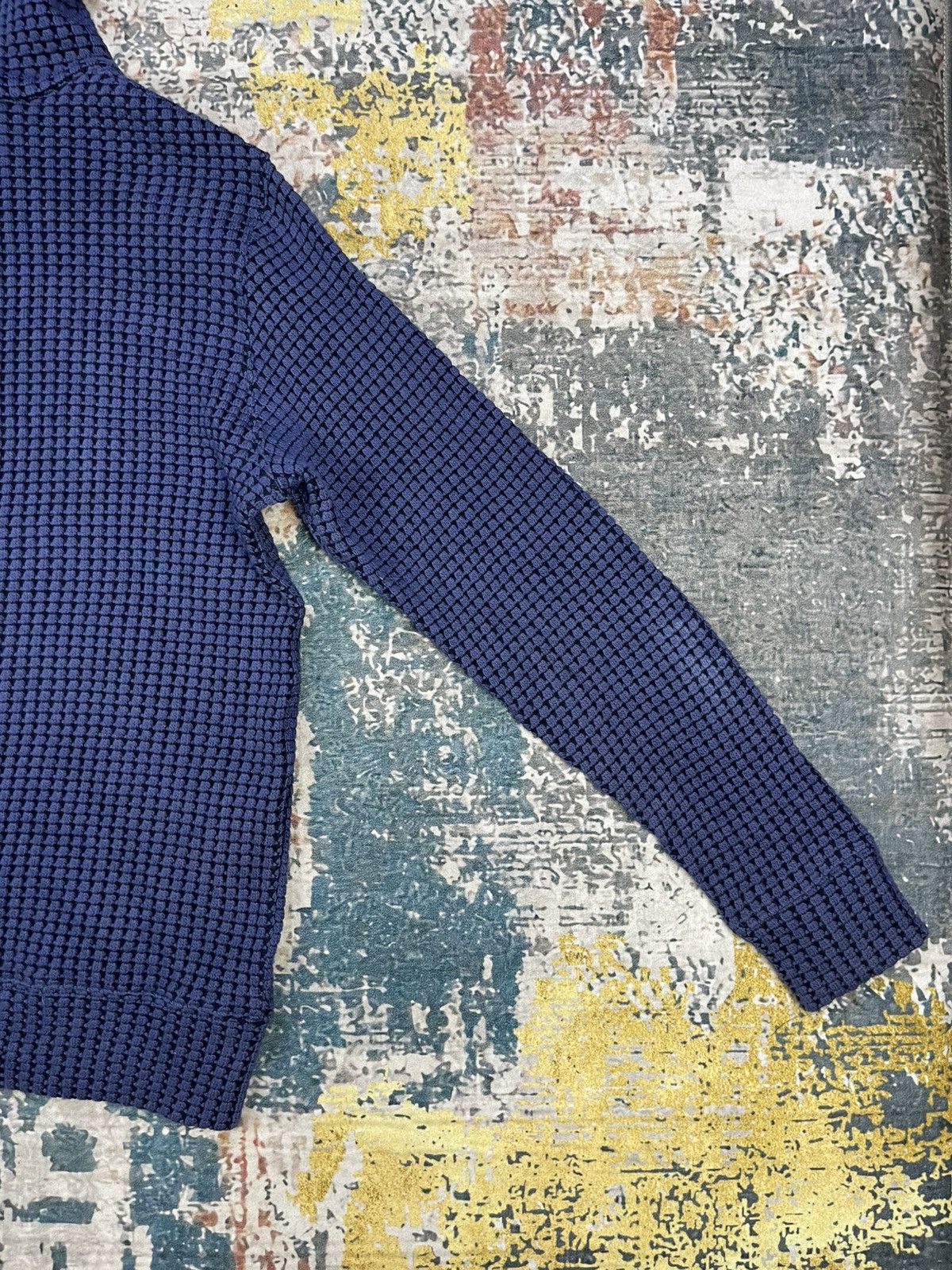 TATRAS Seagreen Tatras Japan Big Waffle Knit Hooded Jacket Size US S / EU 44-46 / 1 - 5 Thumbnail