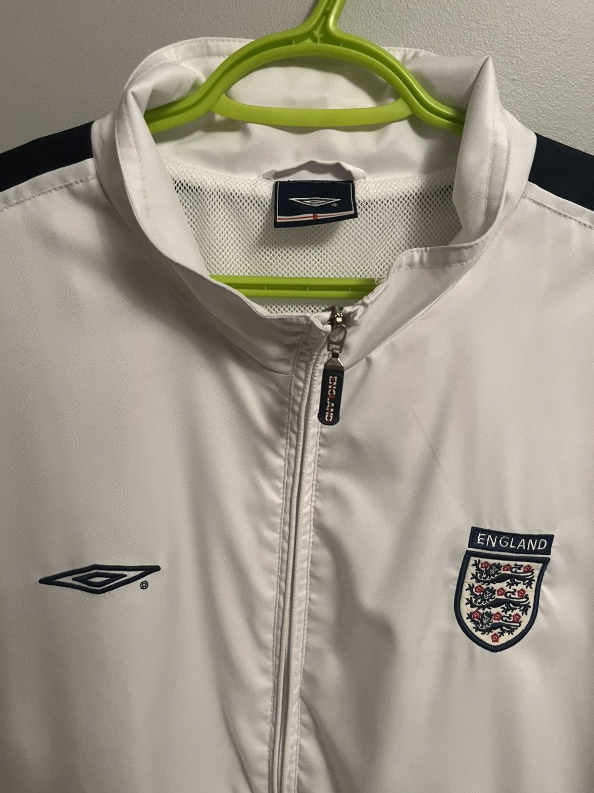 Umbro Vintage 2004-06 England Umbro Track Jacket Size US L / EU 52-54 / 3 - 3 Thumbnail
