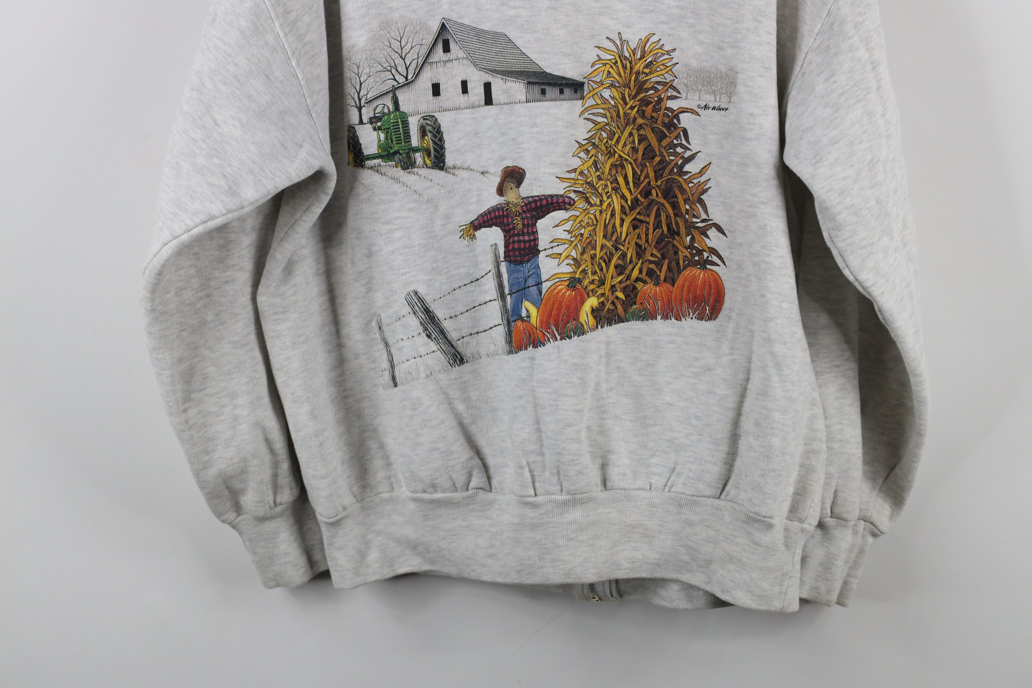 Vintage Vintage 90s Streetwear Farmhouse Farmer Full Zip Hoodie Size US L / EU 52-54 / 3 - 17 Thumbnail
