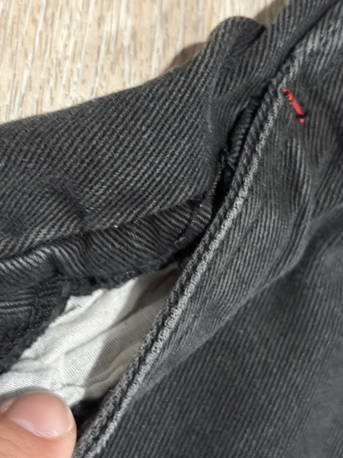 Vintage Vintage SCX Jeans Baggy Black Carpenter Denim Shorts 90s Y2K Size US 32 / EU 48 - 7 Thumbnail