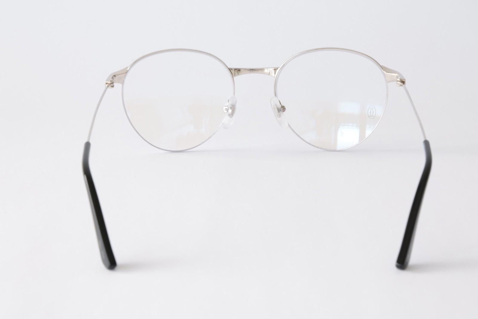 Cartier New Cartier eyewear optical eyeglasses CT0405O 002 silver Size ONE SIZE - 6 Thumbnail