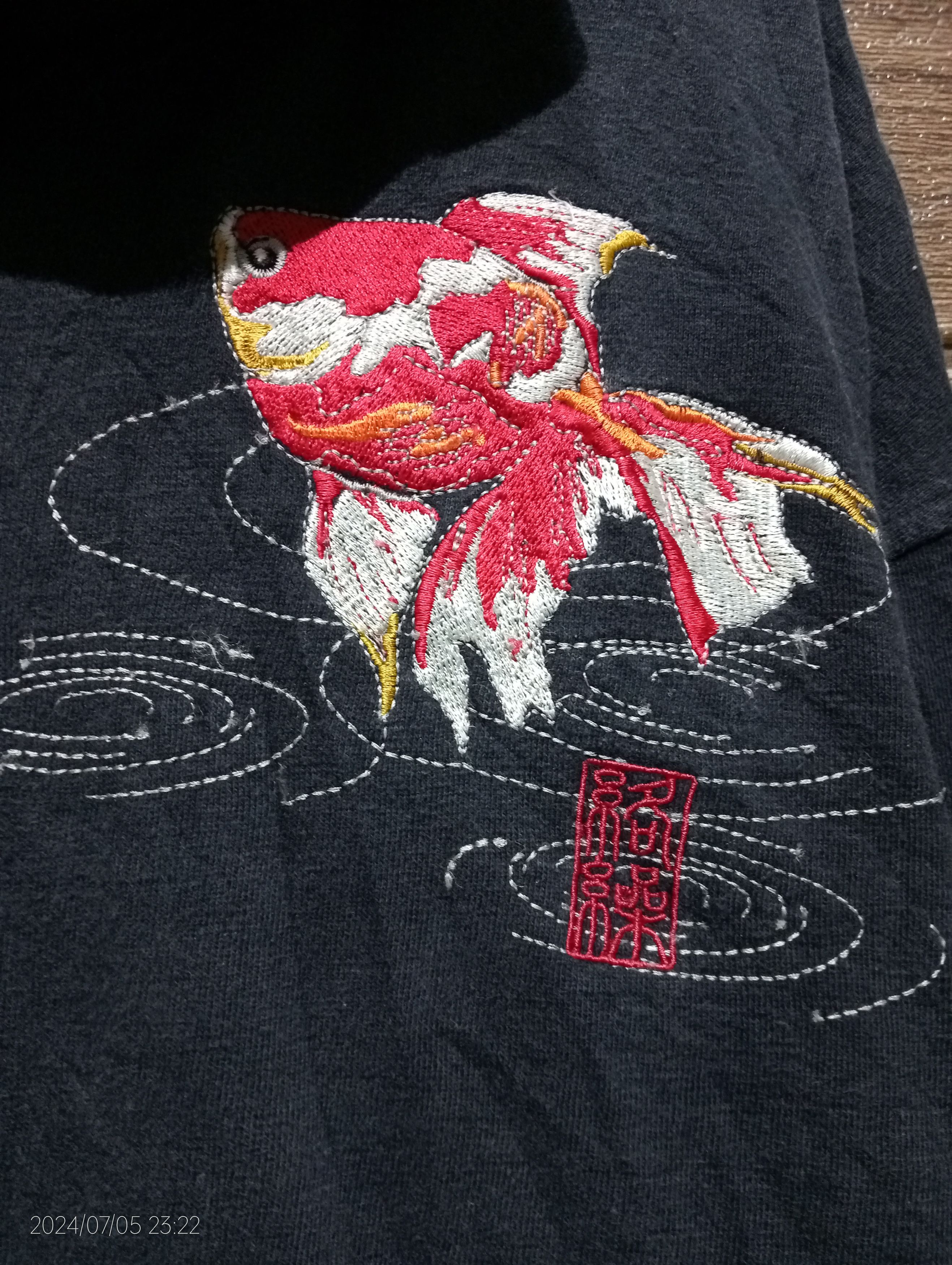 Designer × Japanese Brand VTG Embroidery Karakuri Tamashi Big Size 4L Pullover Hoodie Size US XXL / EU 58 / 5 - 10 Thumbnail