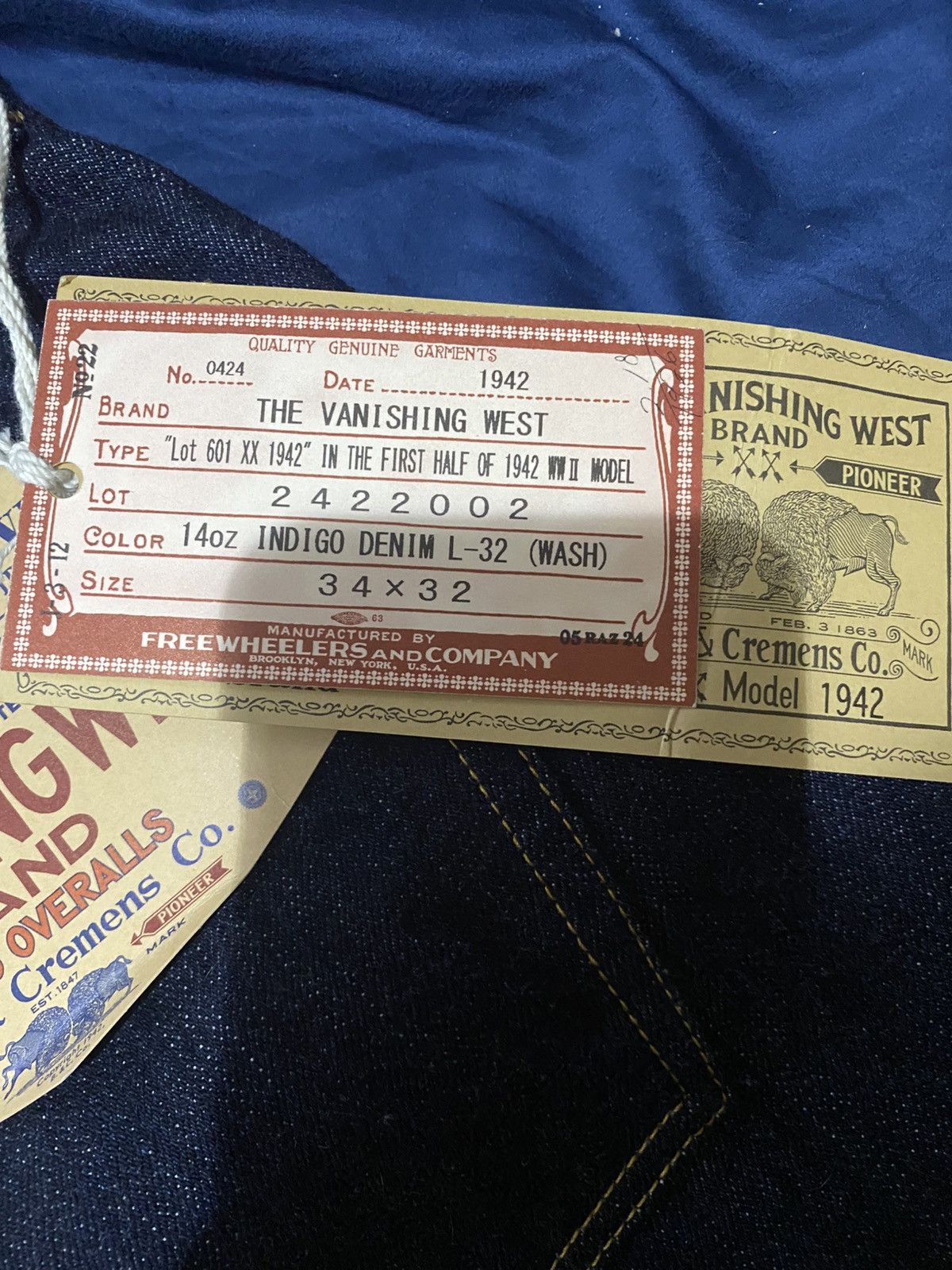 Freewheelers Freewheelers x The Vanishing West 1922 Model Size US 34 / EU 50 - 4 Thumbnail
