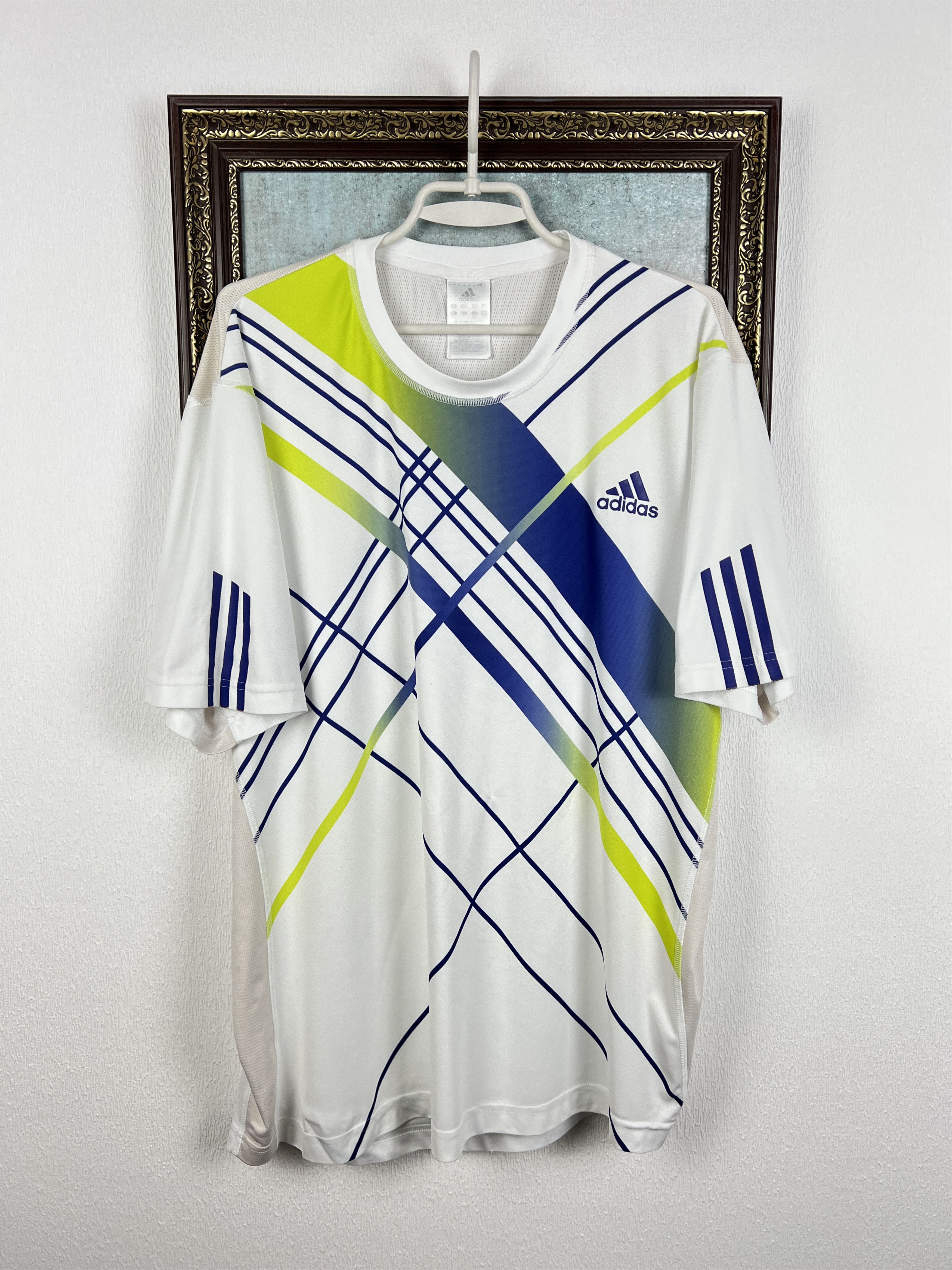 Adidas Vintage Tennis Shirt Novak Djokovic Jersey Trikot Sport Size US L / EU 52-54 / 3 - 1 Thumbnail