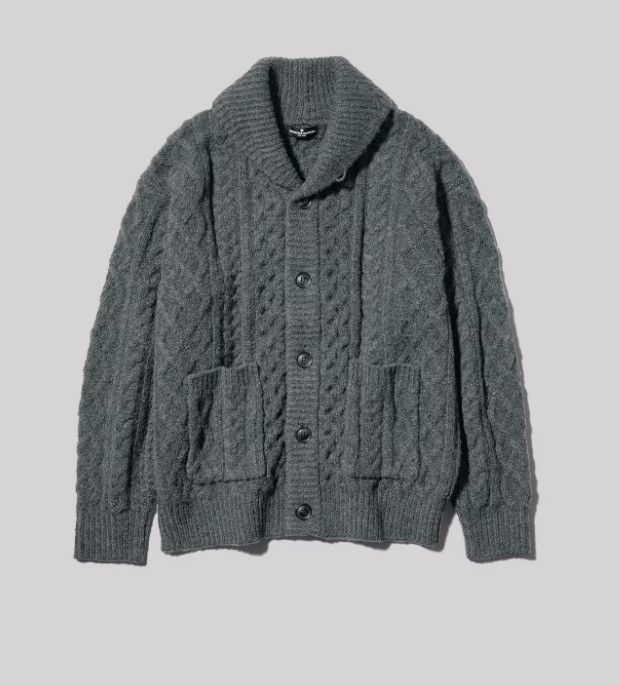 Engineered Garments Engineered garments x GU Cable Shawl Collar Cardigan Size US M / EU 48-50 / 2 - 1 Thumbnail