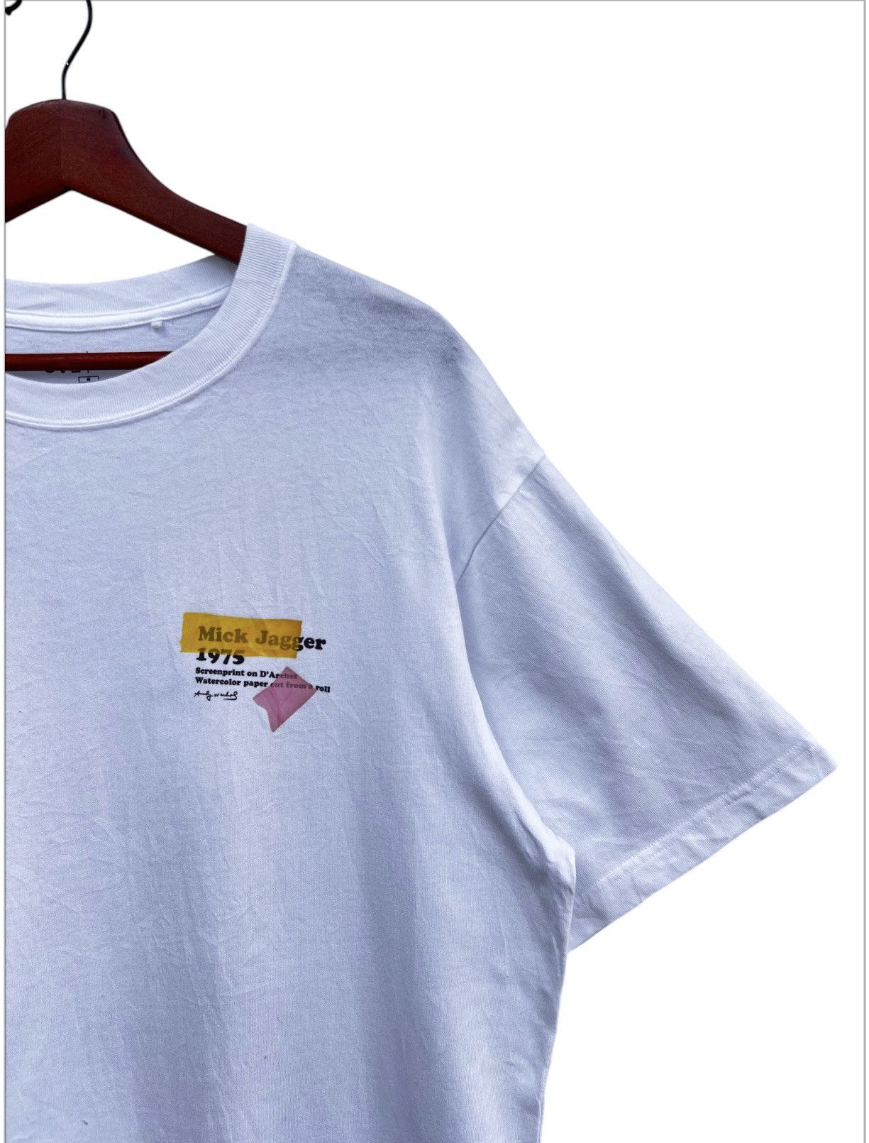 Andy Warhol × The Rolling Stones × Uniqlo Uniqlo x Andy Warhol White T-Shirt Size US L / EU 52-54 / 3 - 3 Thumbnail