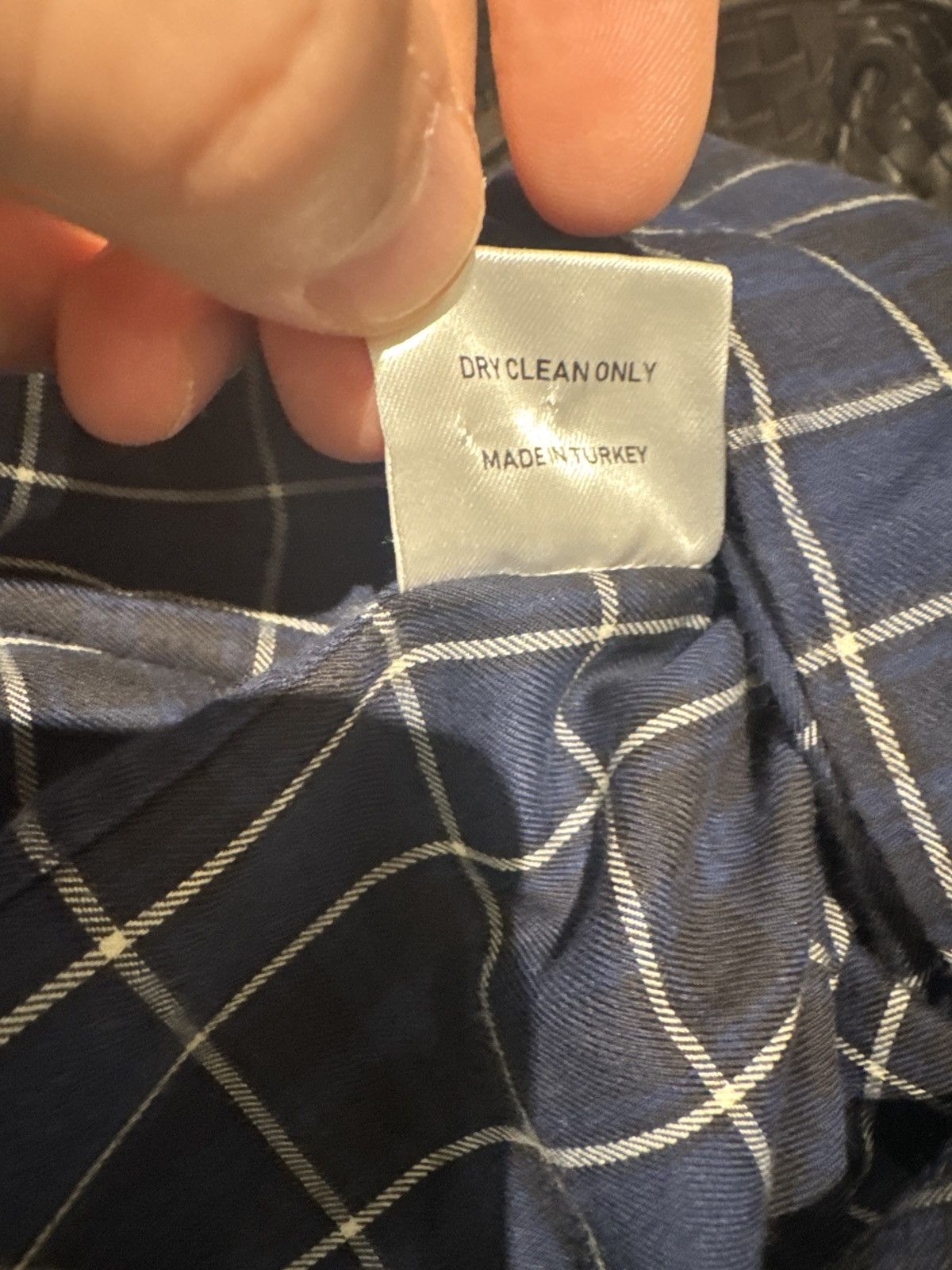Martine Rose Martine Rose flannel shirt blue Size US S / EU 44-46 / 1 - 6 Thumbnail